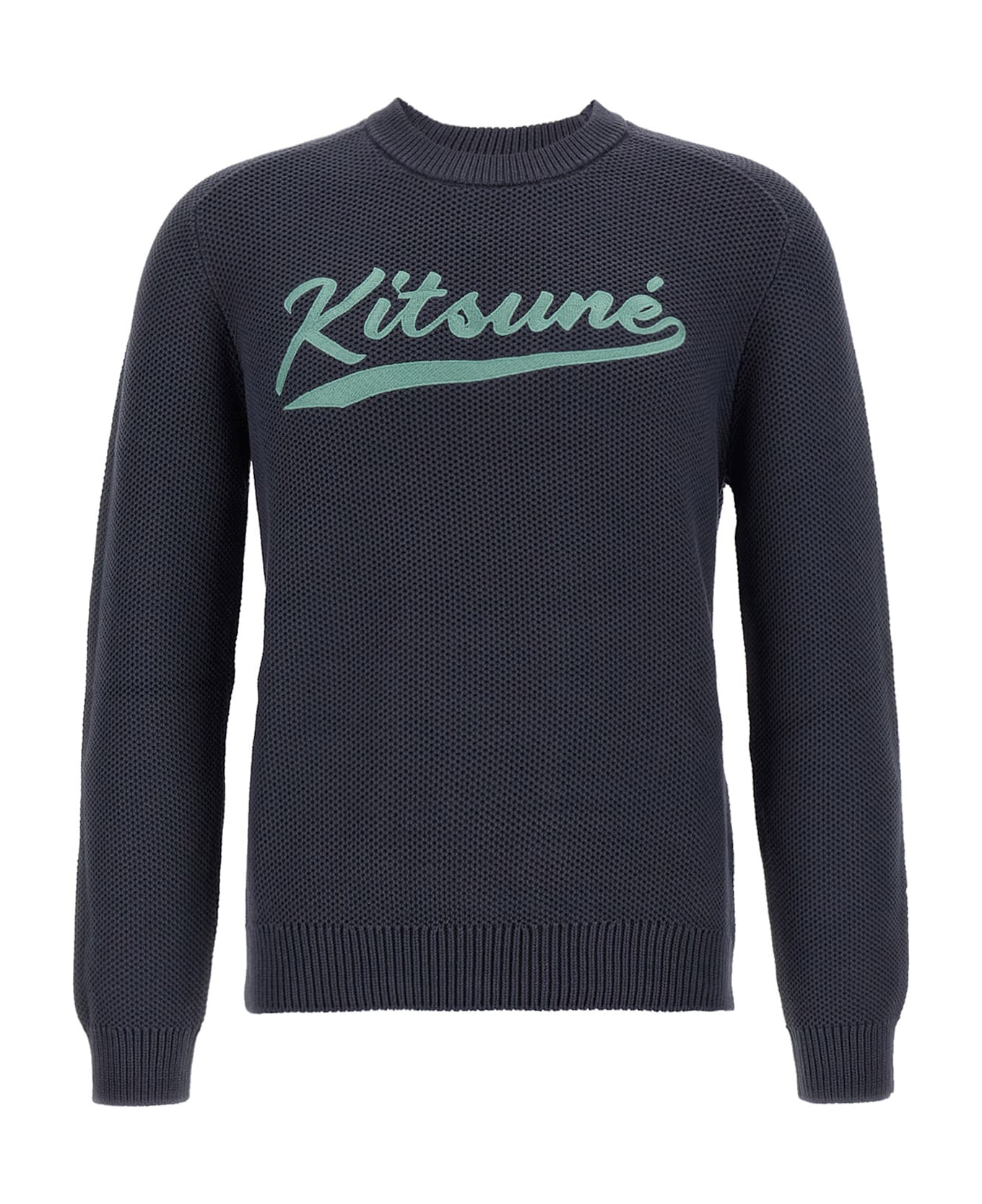 Maison Kitsuné 'varsity' Sweater - Gray