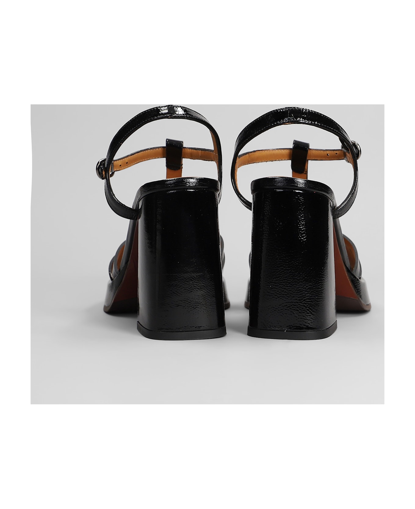 Chie Mihara Zinto 46 Sandals In Black Leather - black