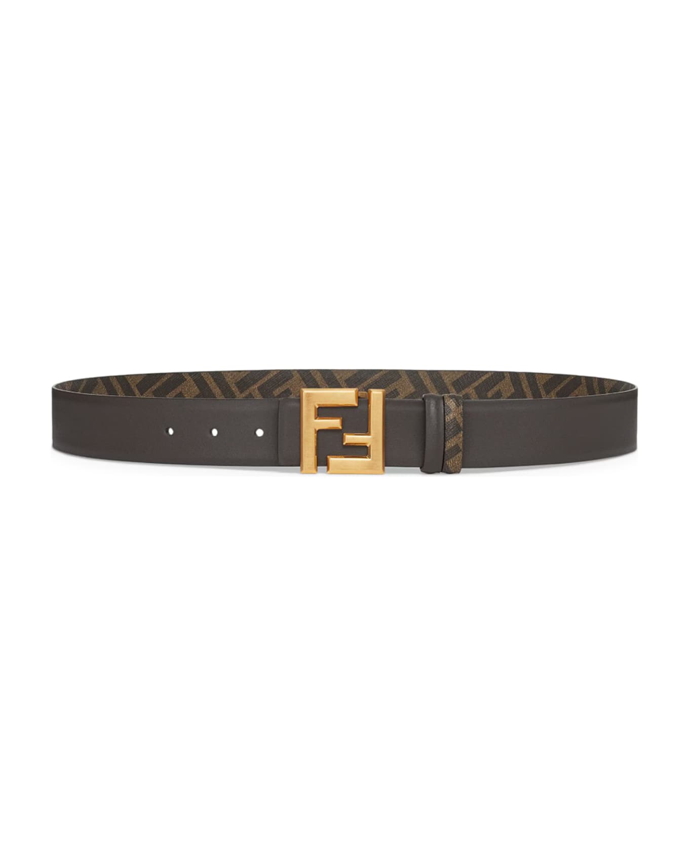 Fendi Squared Ff Belt - Brown
