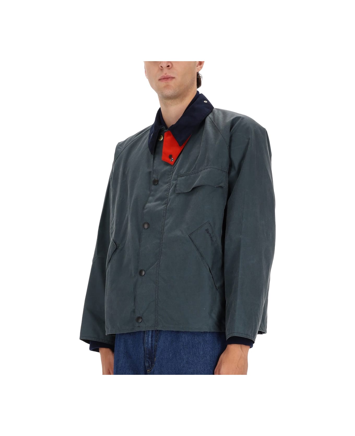 Paul Smith Waxed Cotton Jacket - GREY