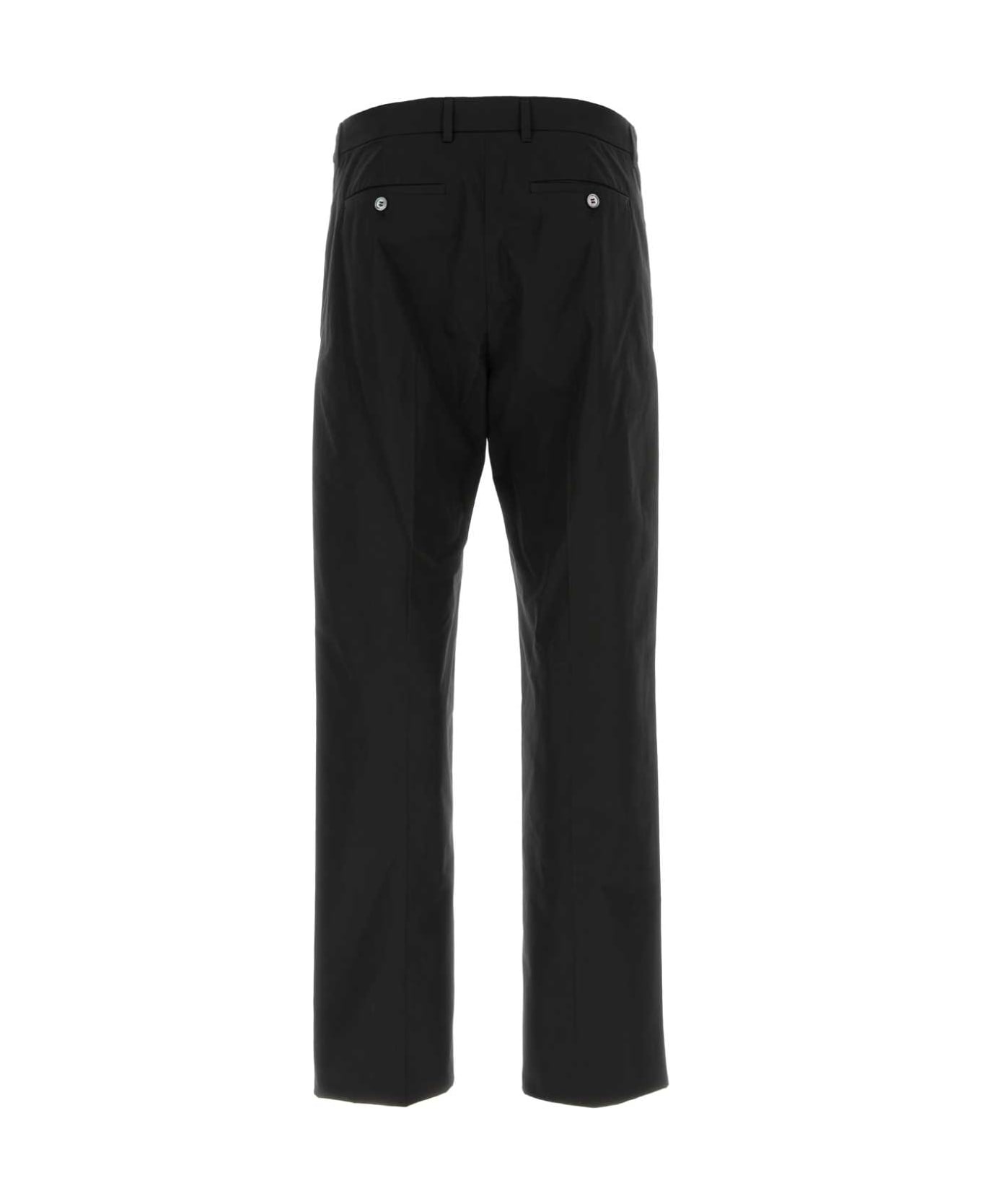 Alexander McQueen Cotton Pant - Black