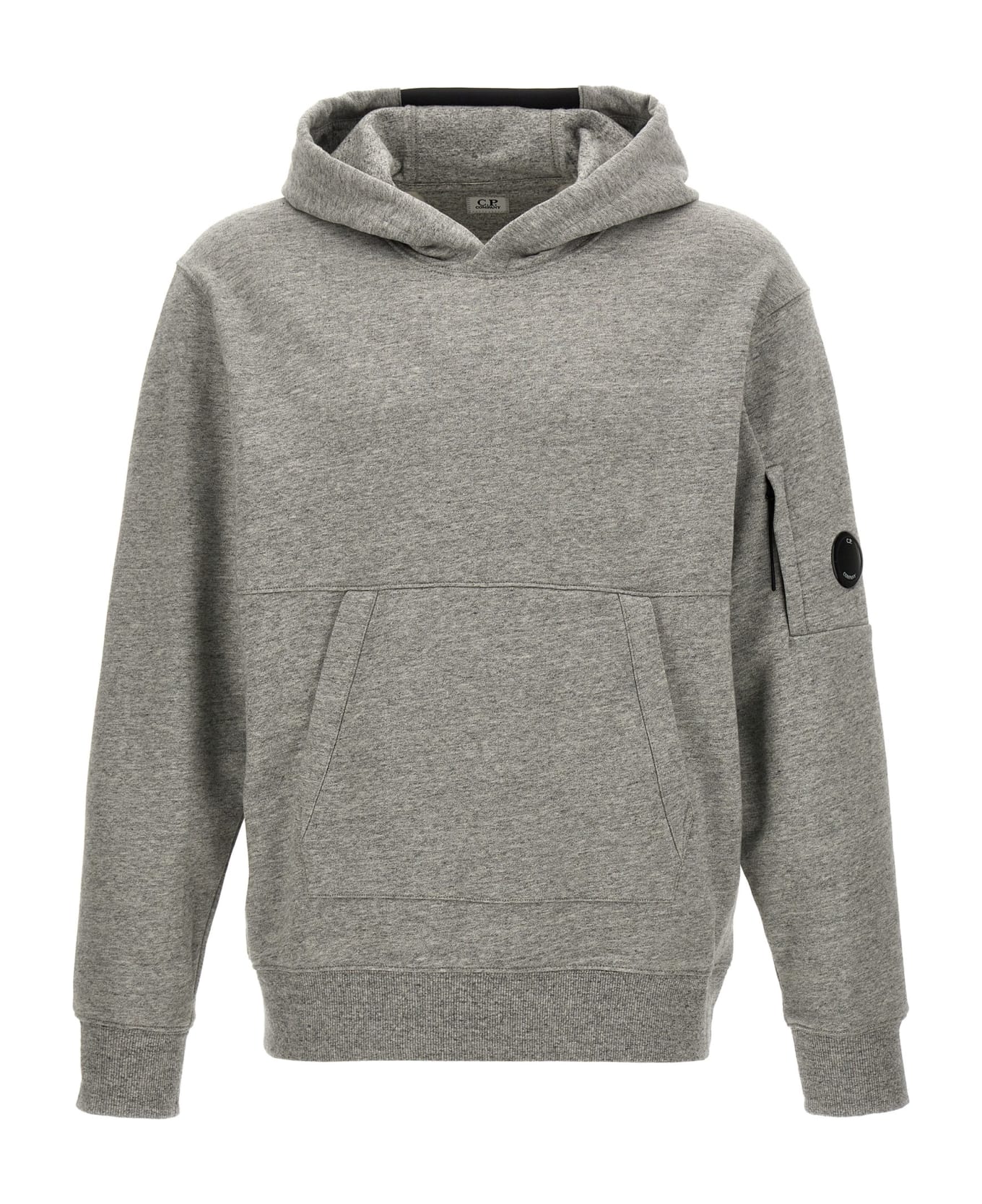C.P. Company 
diagonal Raised
 Hoodie - Grey