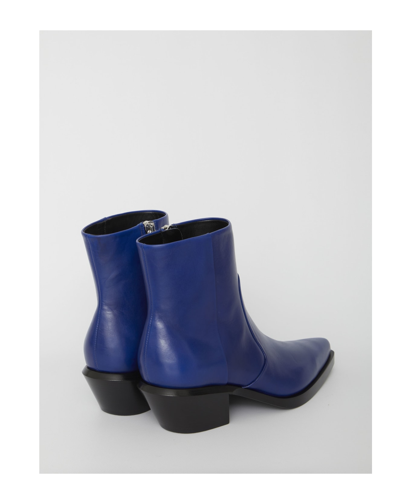 Off-White Slim Texan Ankle Boots - BLUE ブーツ