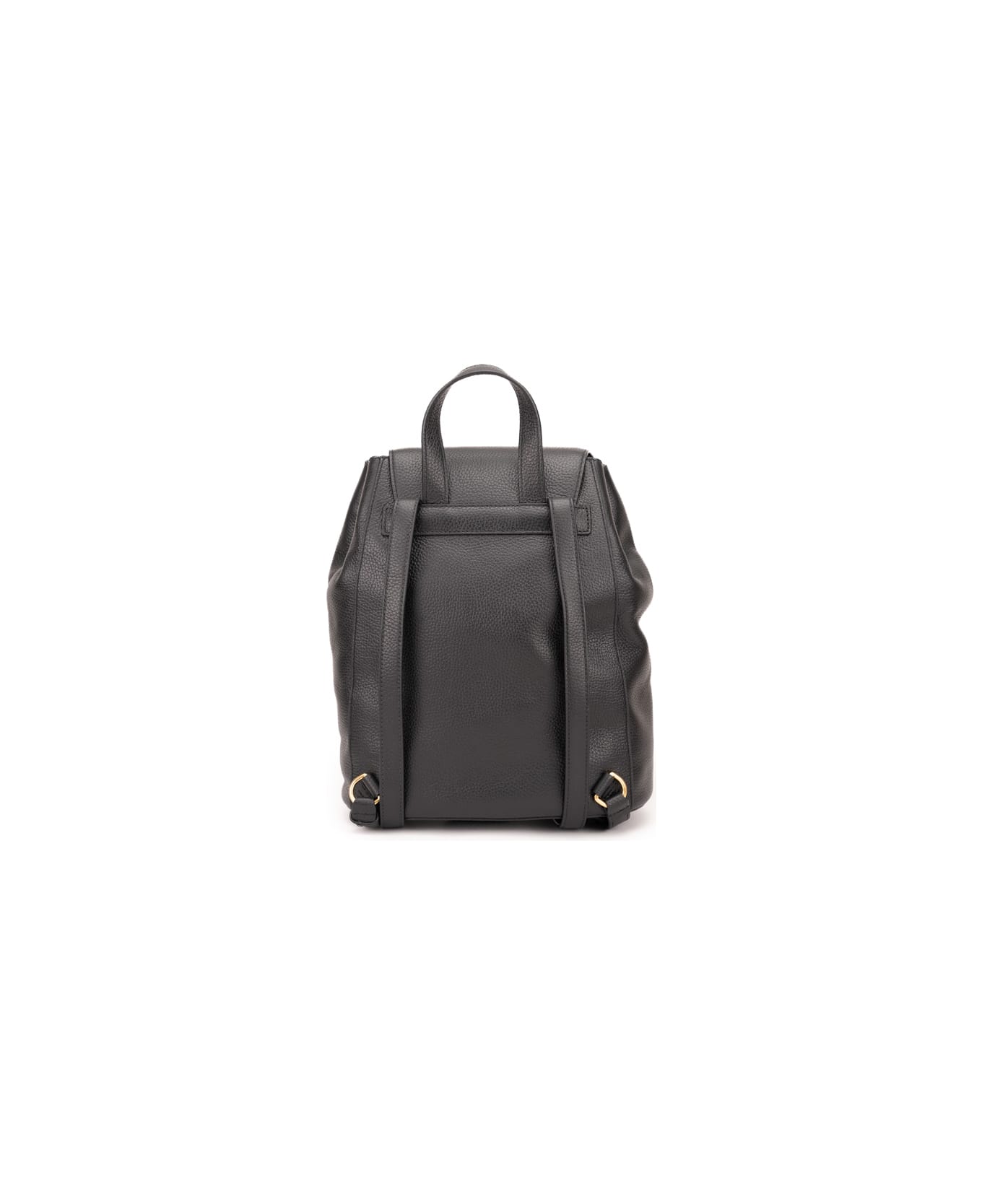 Coccinelle Hammered Leather Backpack - Noir バックパック