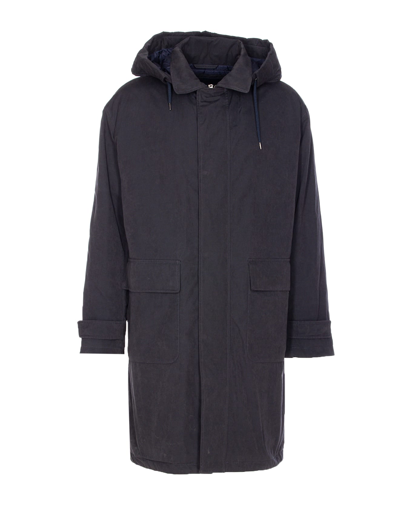 Herno Long Parka - Blue