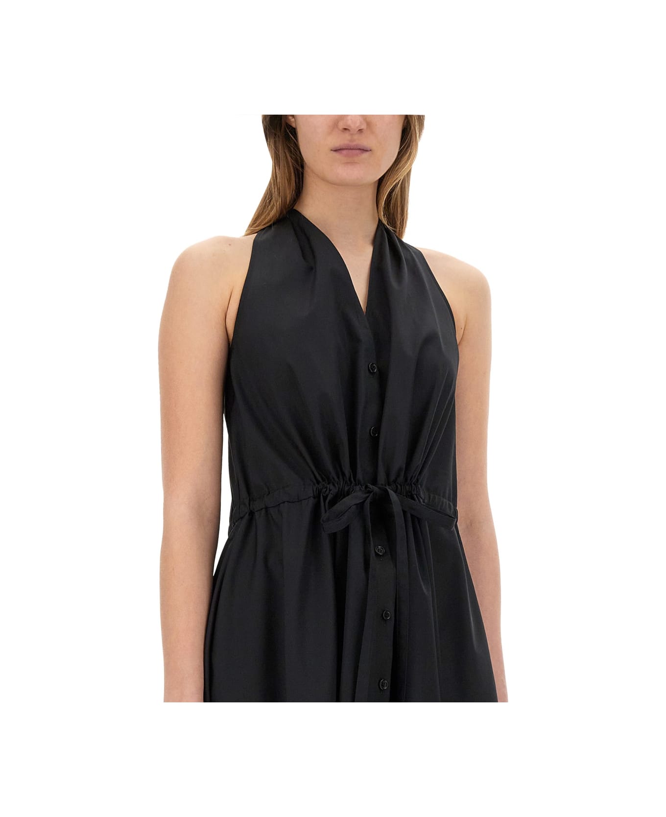 Aspesi Poplin Dress - BLACK