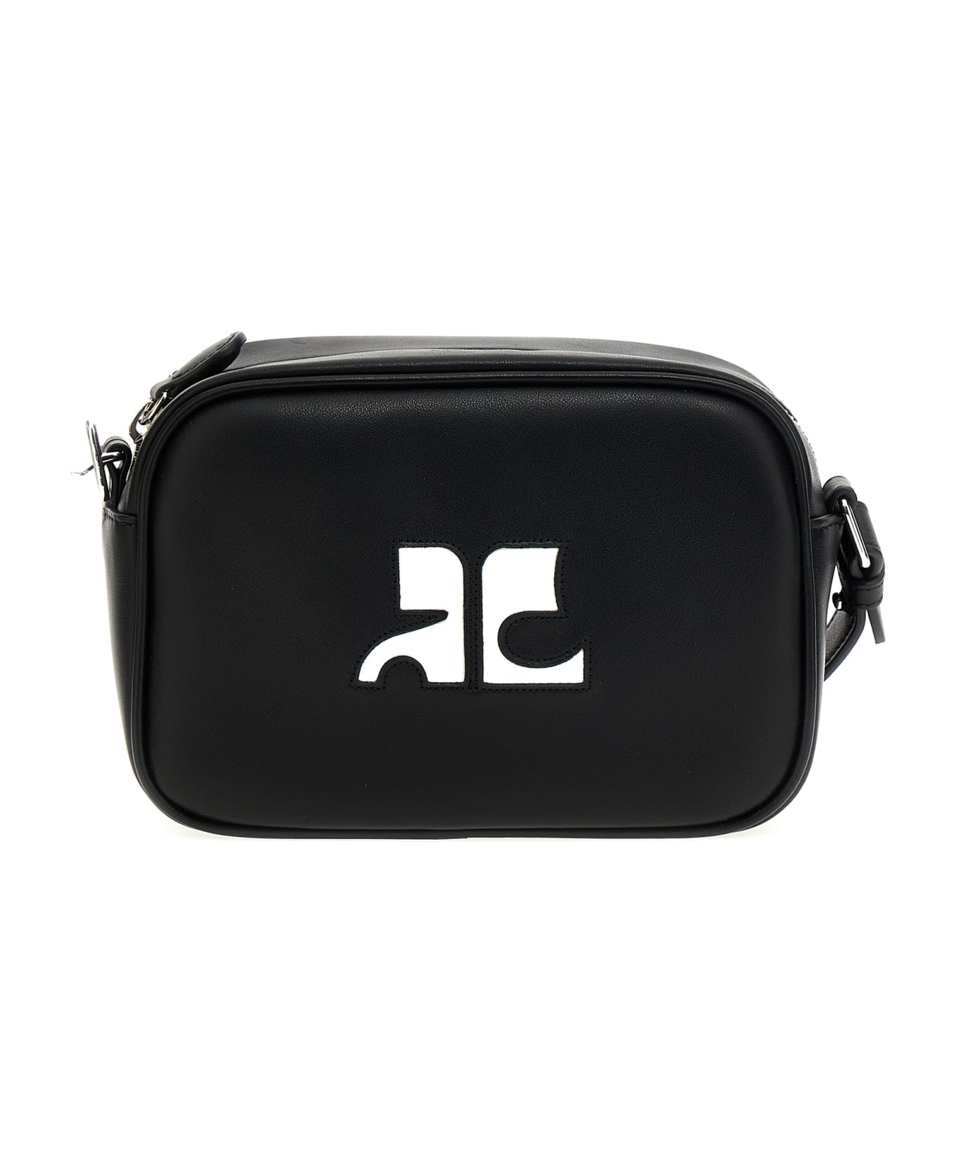 Courrèges 'reedition Camera Bag' Crossbody Bag - Black  