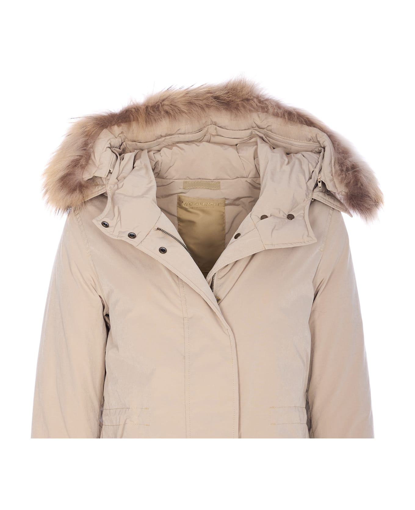 Woolrich Grace Fur Parka - Beige