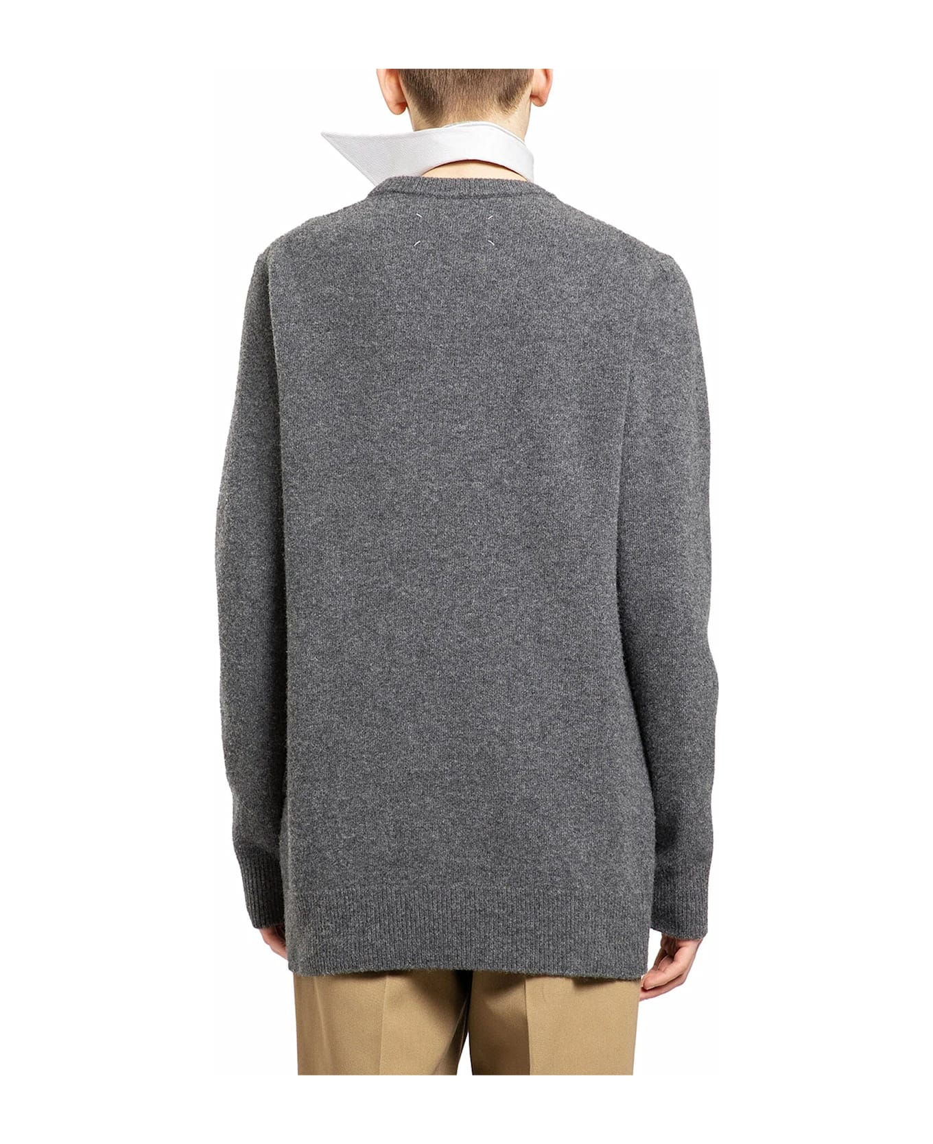 Maison Margiela Wool Sweater - Gray