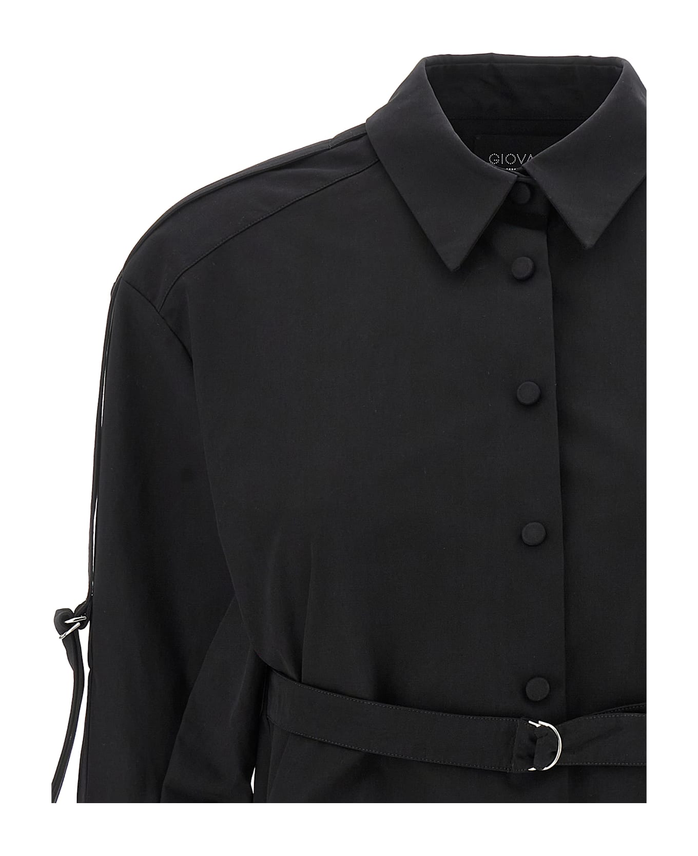 Giovanni Bedin Cropped Shirt - Black  