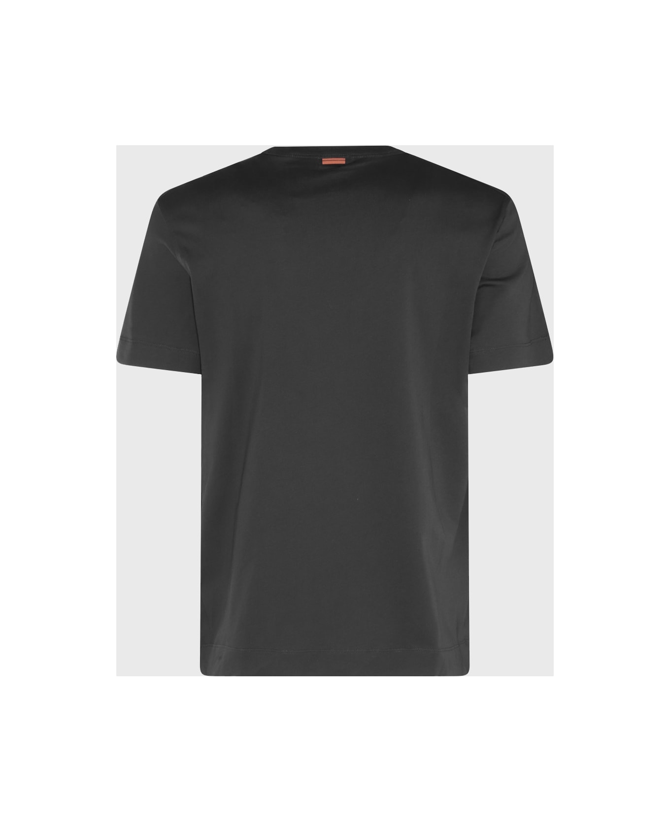 Zegna Black Cotton T-shirt