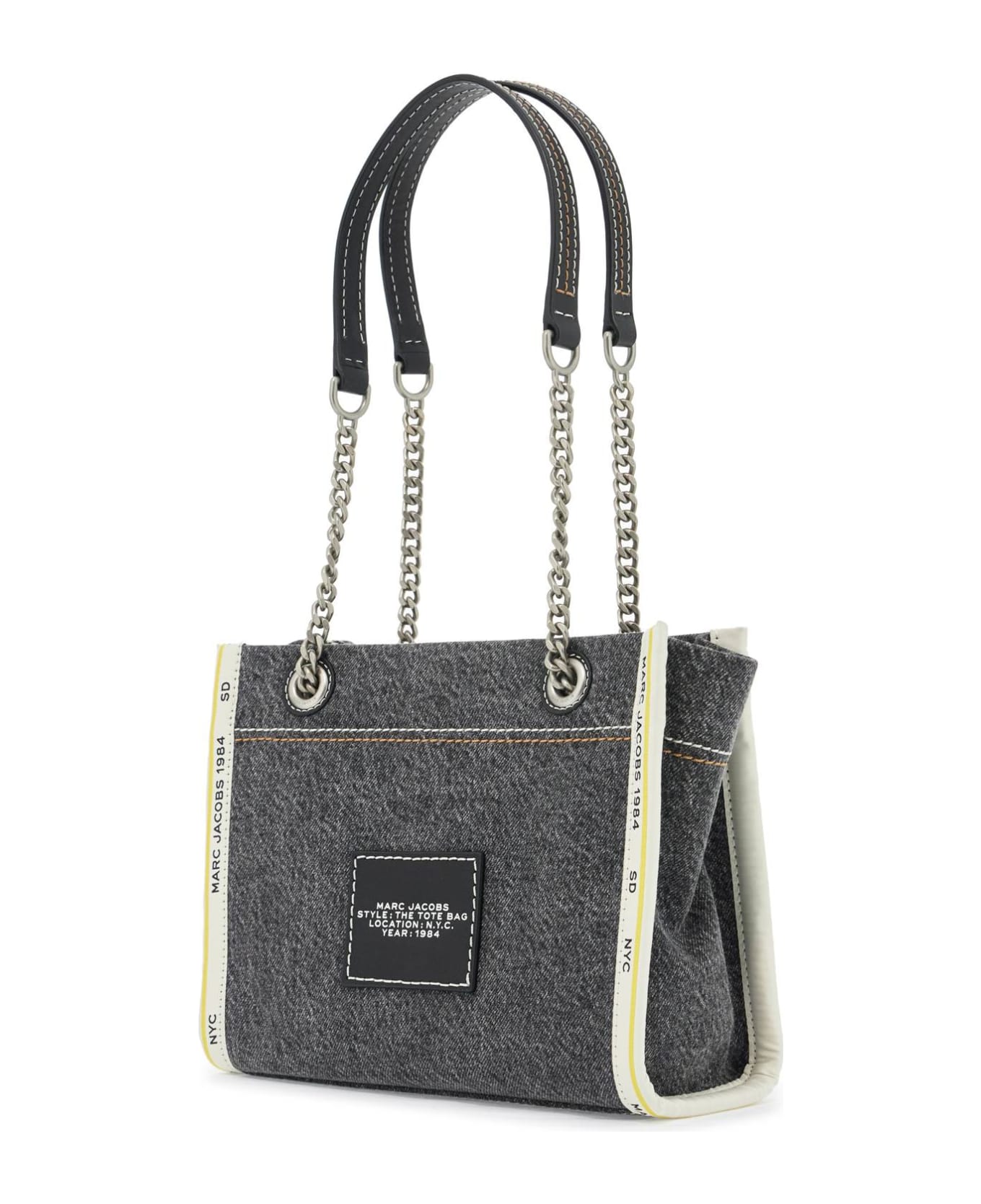 Marc Jacobs Small Denim Chain Tote Bag - The | italist