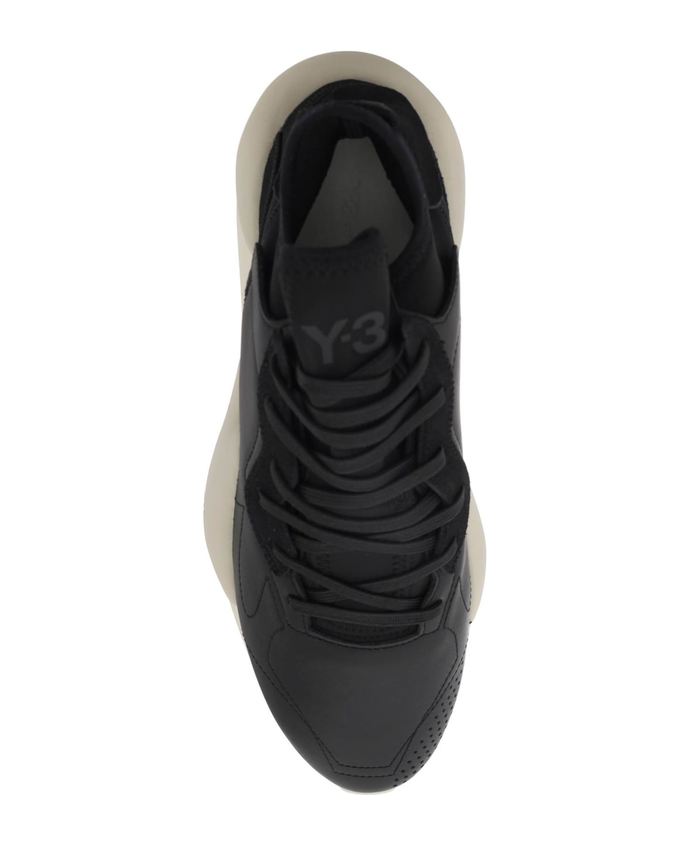 Y-3 Kaiwa Sneakers - BLACK OWHITE CBROWN (Black)