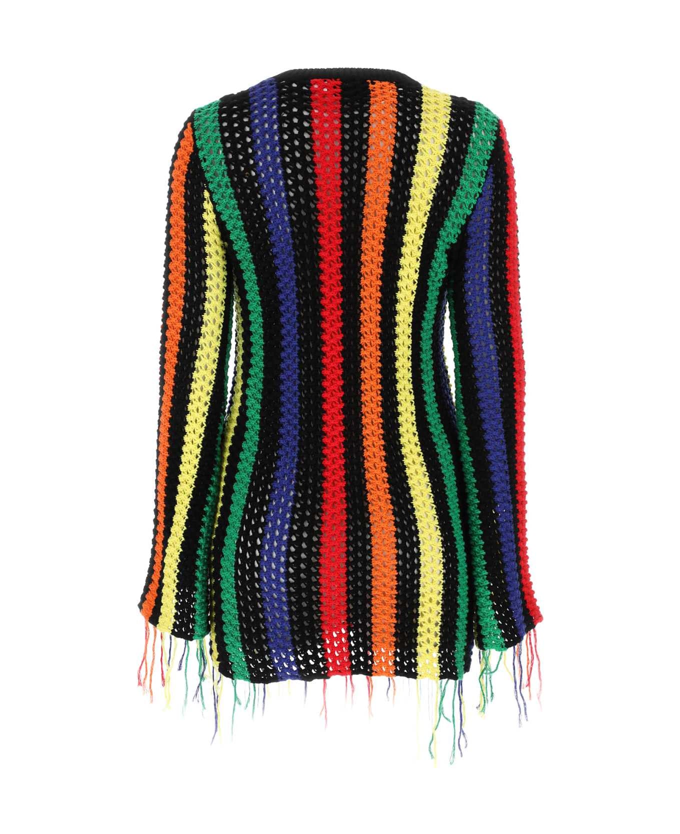 MSGM Multicolor Cotton Sweater - 03