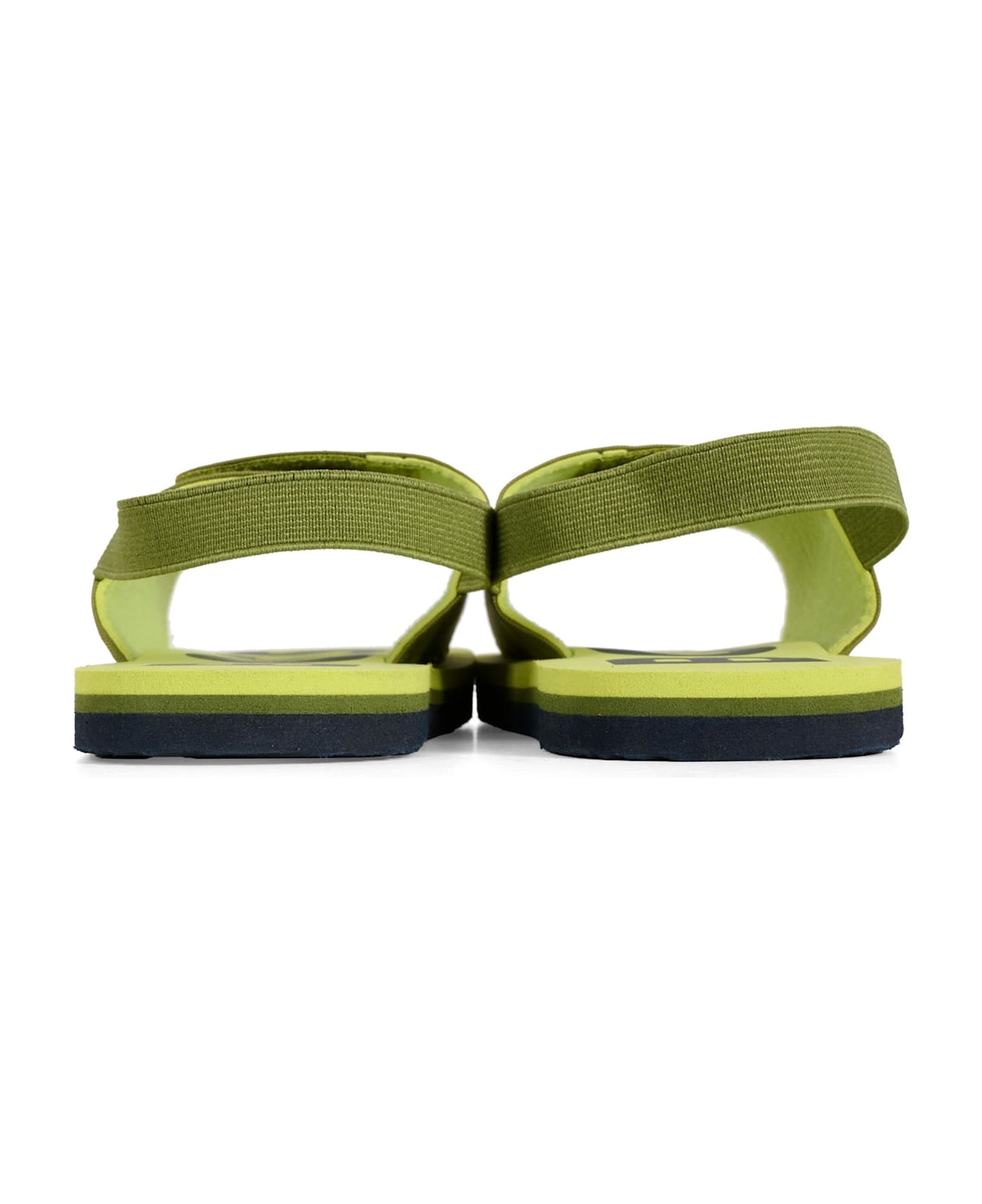 Hugo Boss Green Sandals For Baby Boy And Boy With Logo - Green