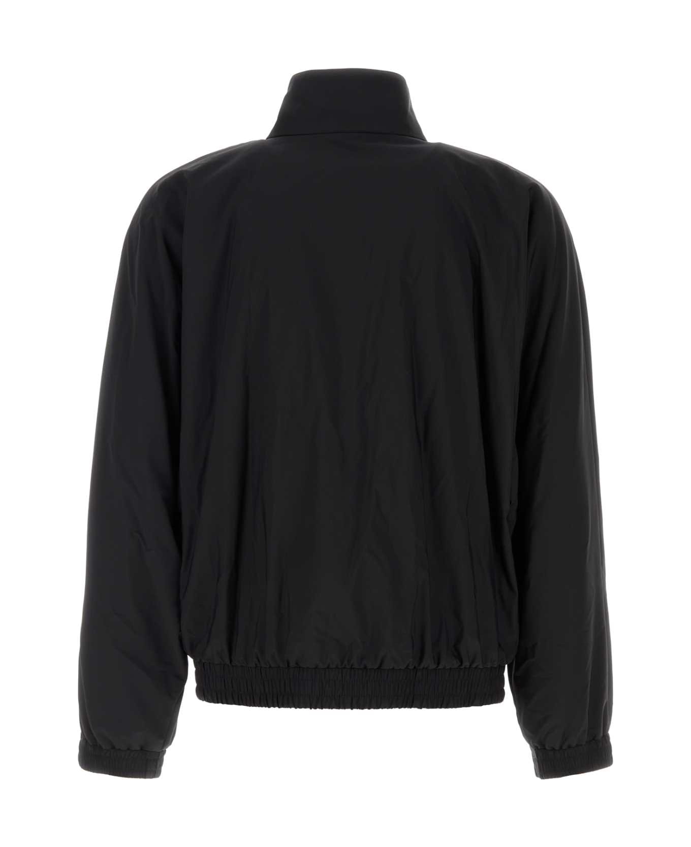 Ferragamo Black Wool Blend Jacket - NEROASHGREY
