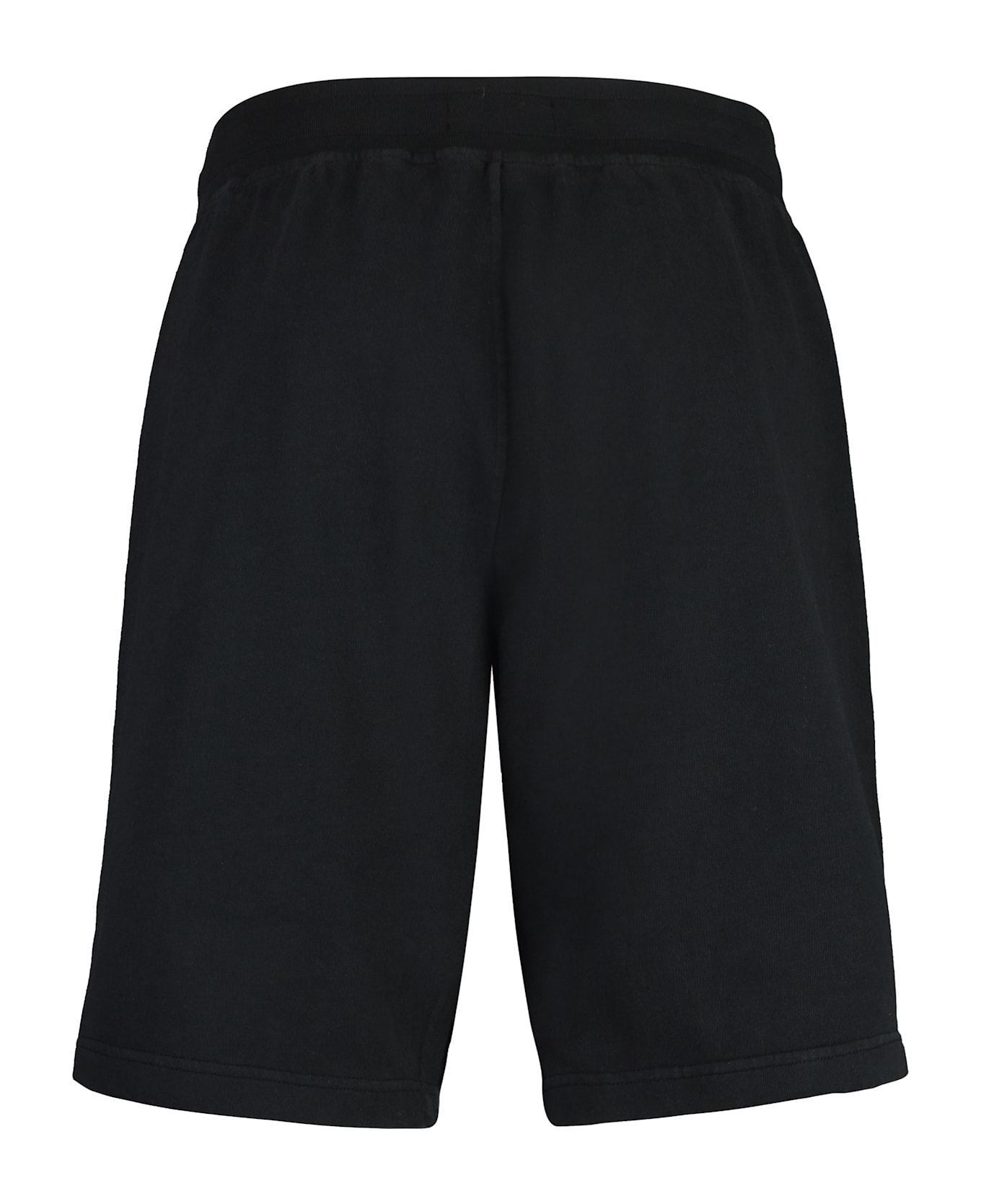 Stone Island Cotton Bermuda Shorts - black