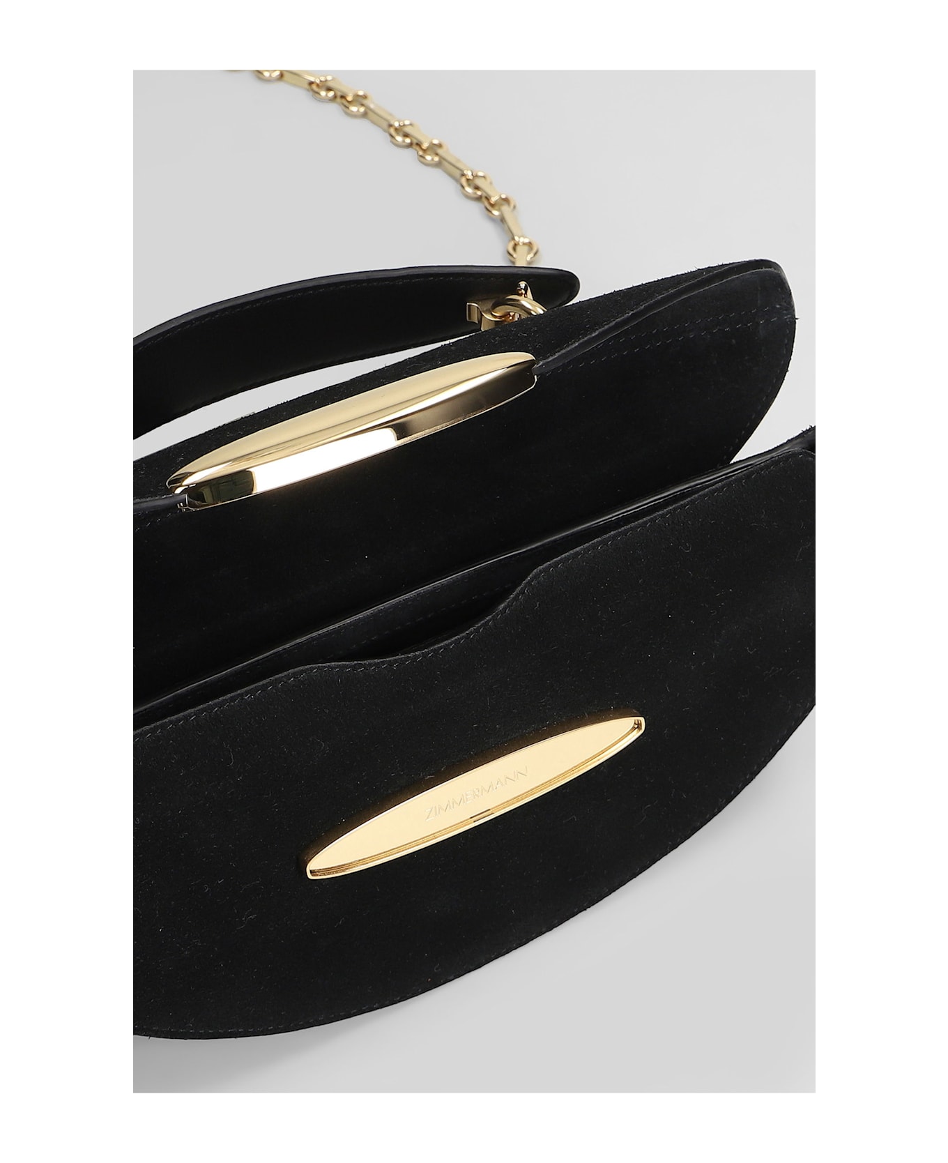 Zimmermann Shoulder Bag In Black Leather - black
