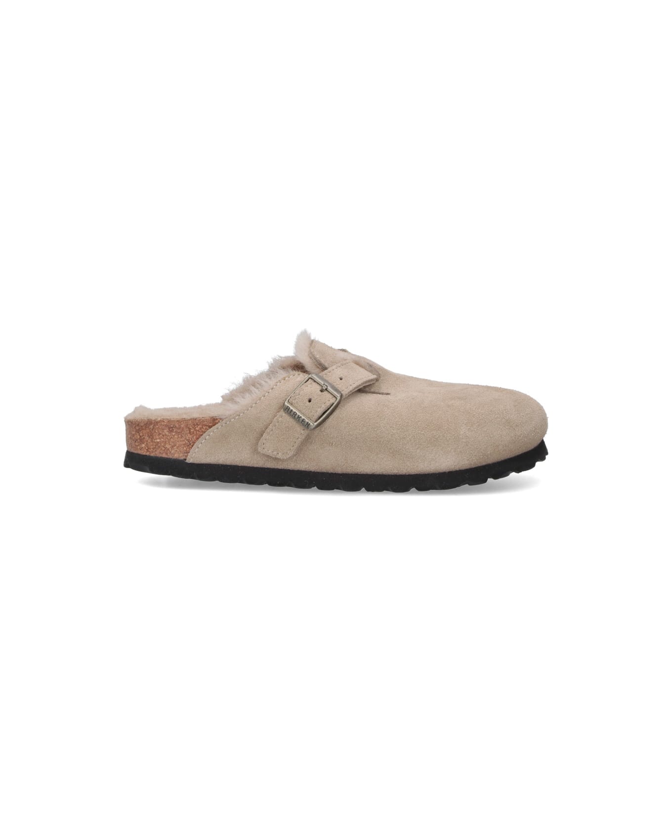 Birkenstock Mules "boston" - Taupe