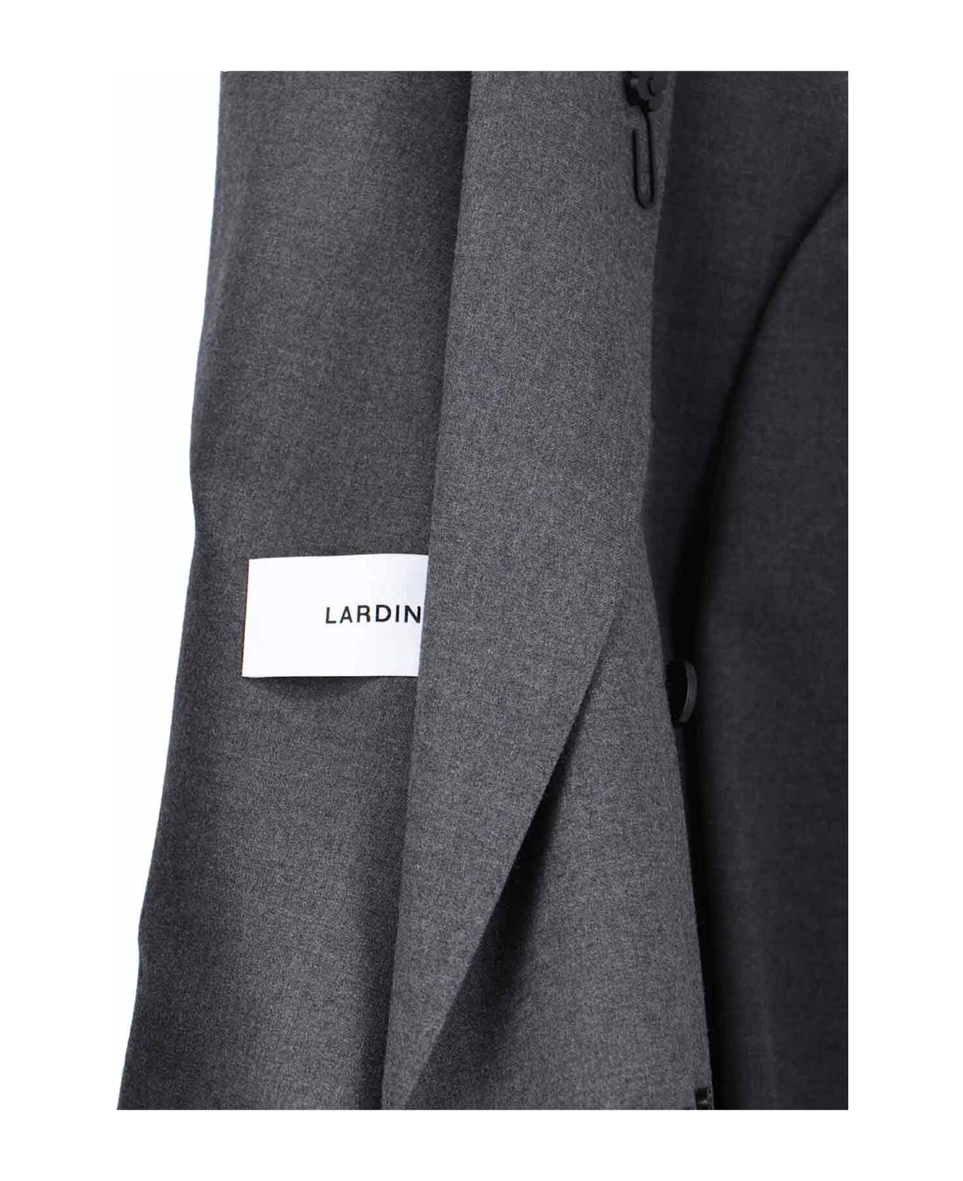 Lardini Double-breasted Virgin Wool Suit - Gray スーツ