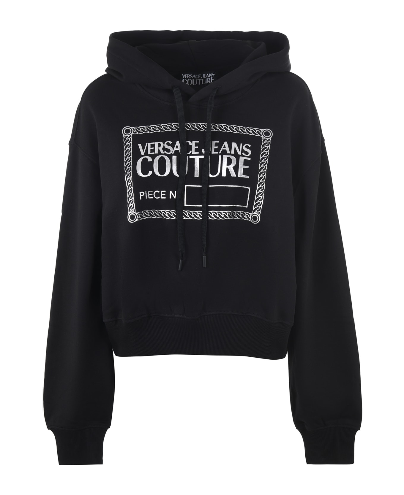 Versace Jeans Couture Crop Sweatshirt - Nero