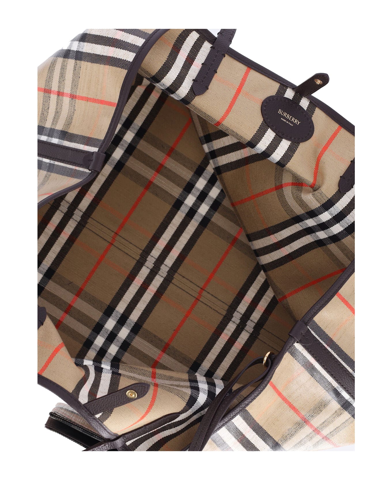 Burberry 
highlands
 Large Tote Bag - NEUTRALS