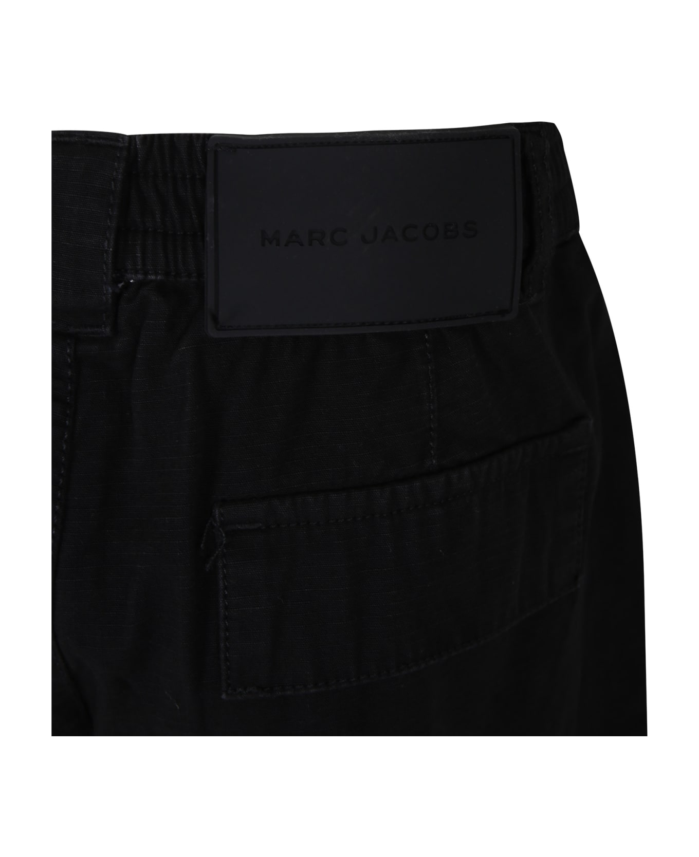 Marc Jacobs Black Cargo Pants For Kids - Black