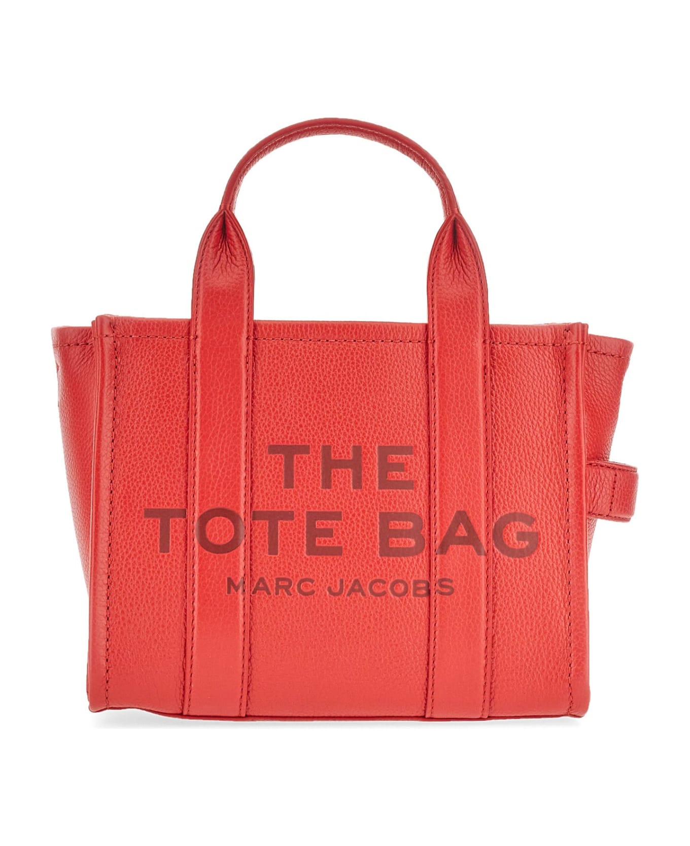 Marc Jacobs The Mini Tote Leather Bag - ROSSO