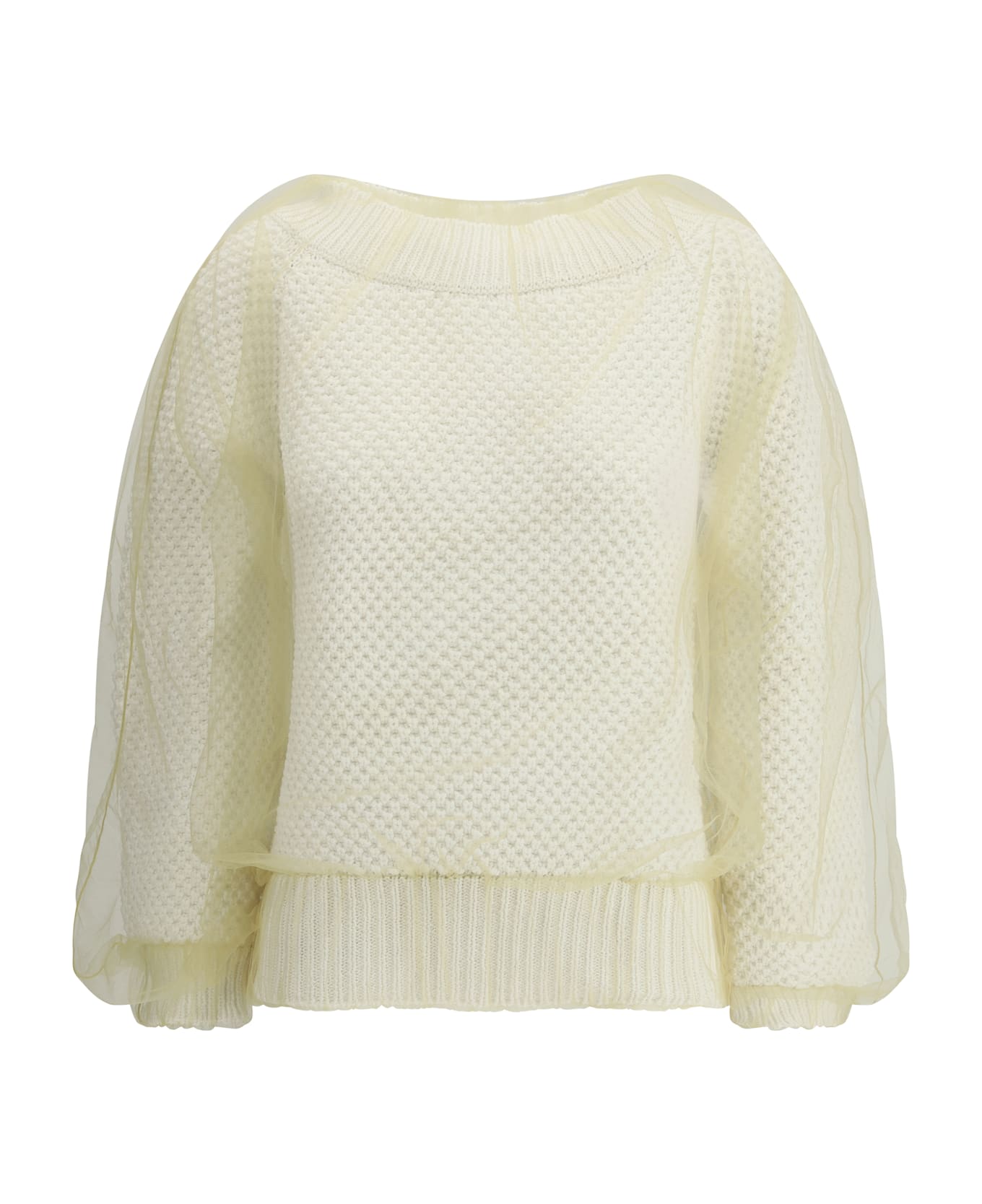 Fabiana Filippi Sweater With Tulle