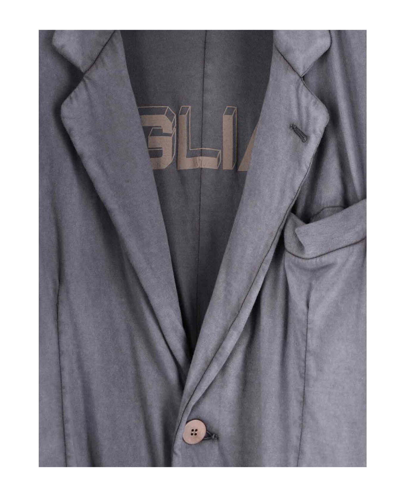Magliano Distressed Single-breasted Jacket - Gray