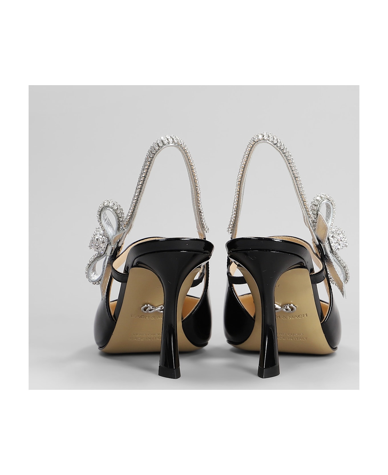 Mach 
Mach Pumps In Black Patent Leather - black