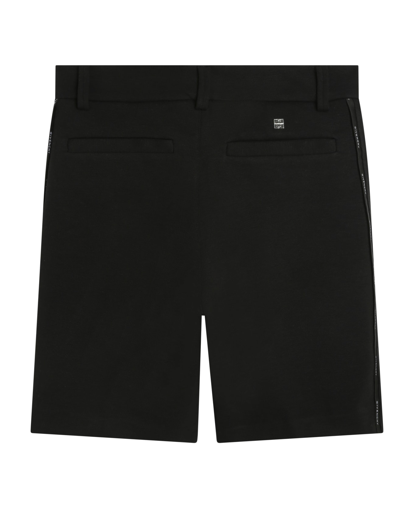 Givenchy Bermuda Shorts With 4g Plaque - Black ボトムス