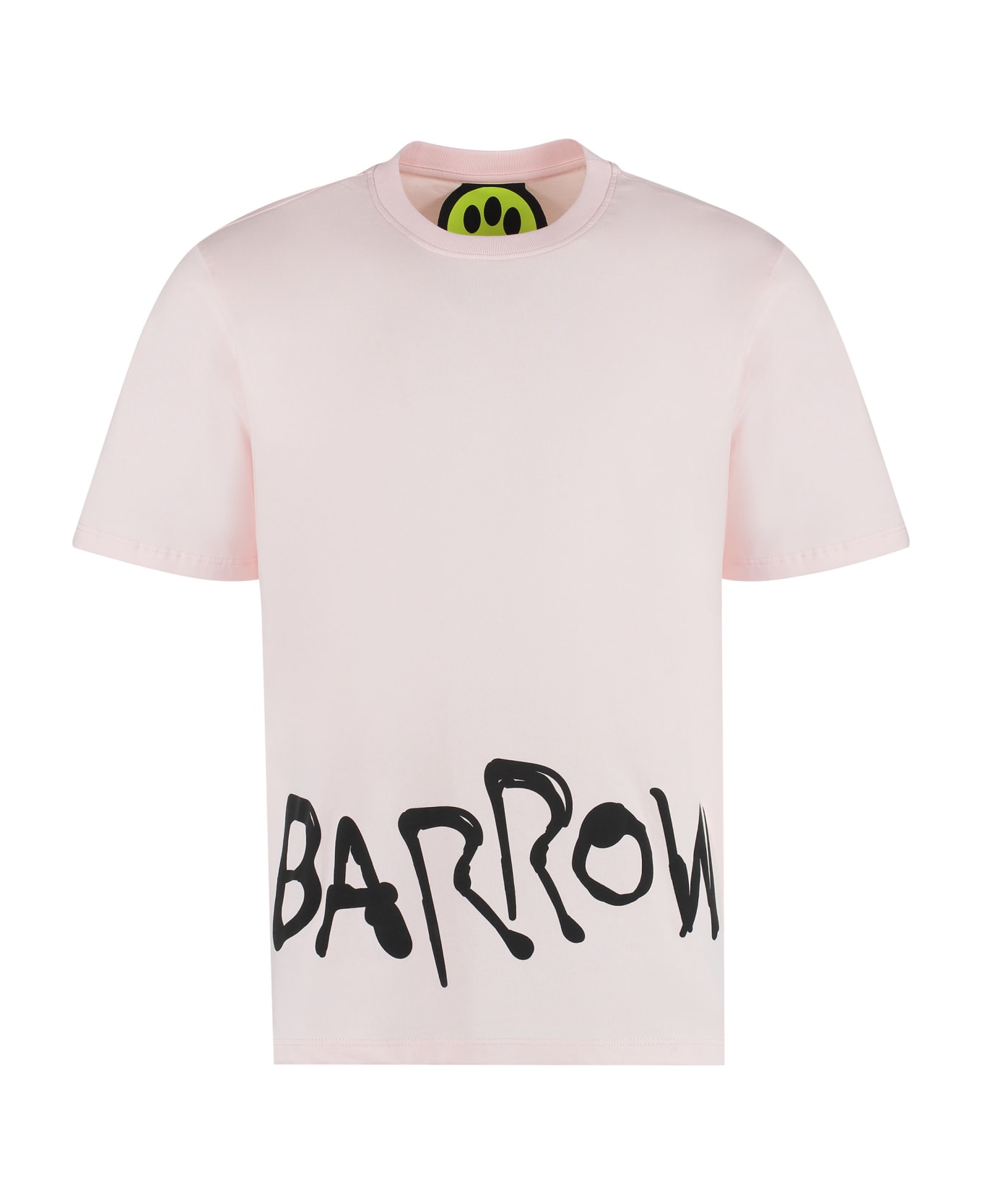 Barrow Printed Cotton T-shirt - Light Pink