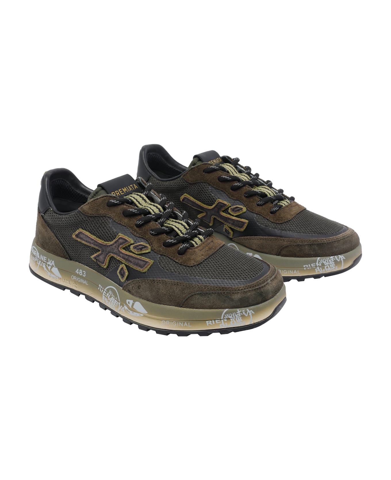Premiata Nous Sneakers - Green