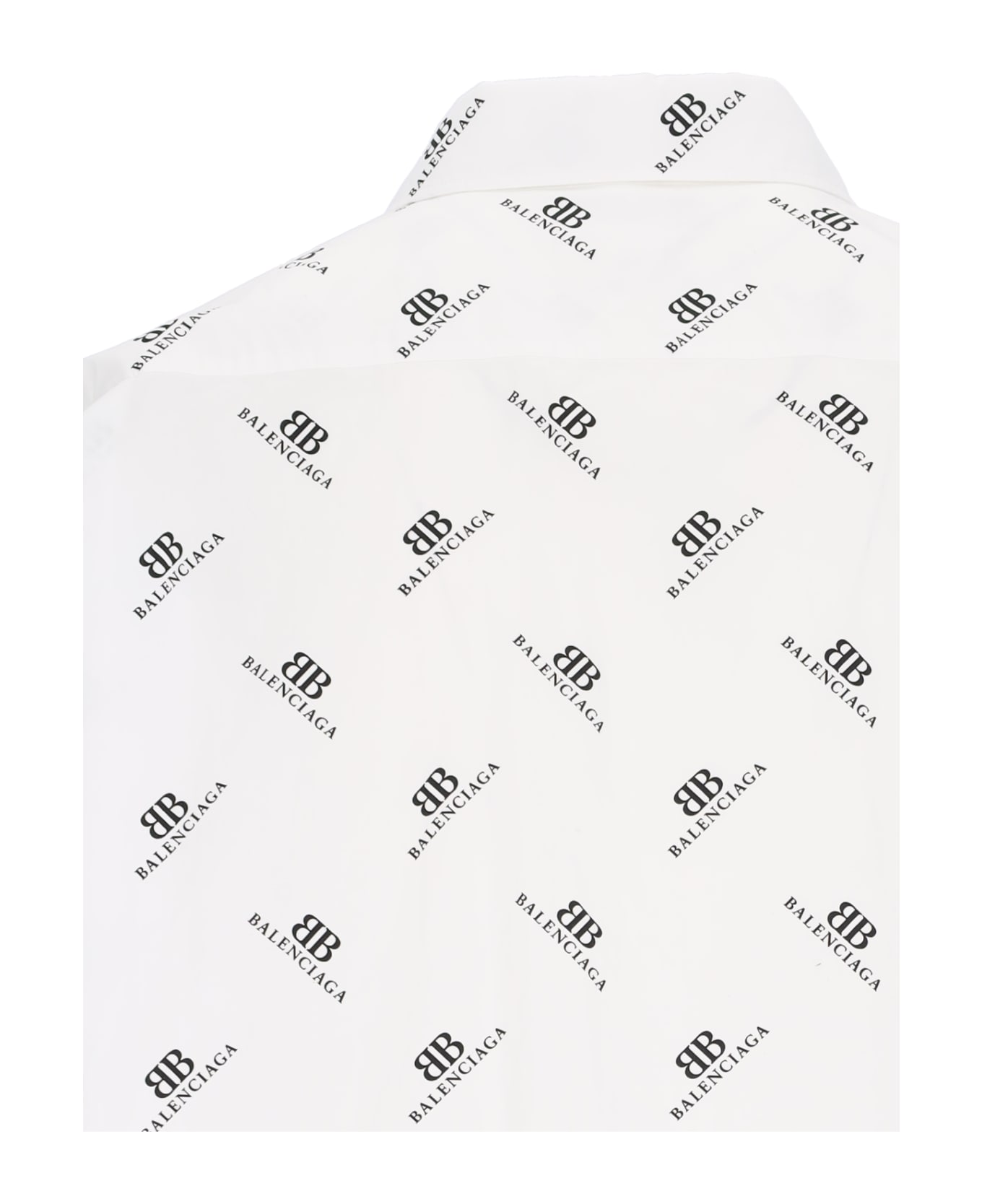 Balenciaga Classic Logo Shirt - White