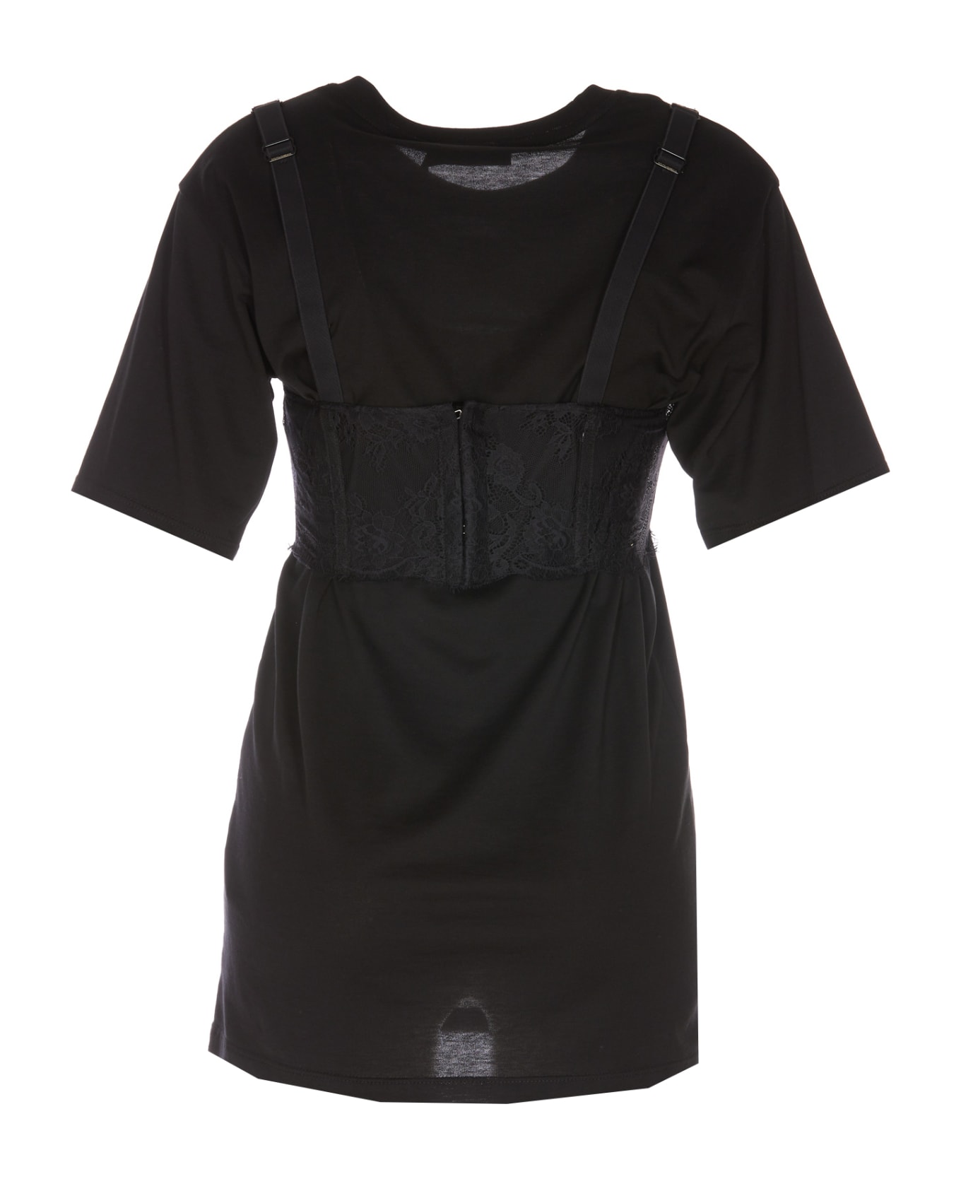 Dolce & Gabbana Lace Bralette T-shirt - BLACK Tシャツ