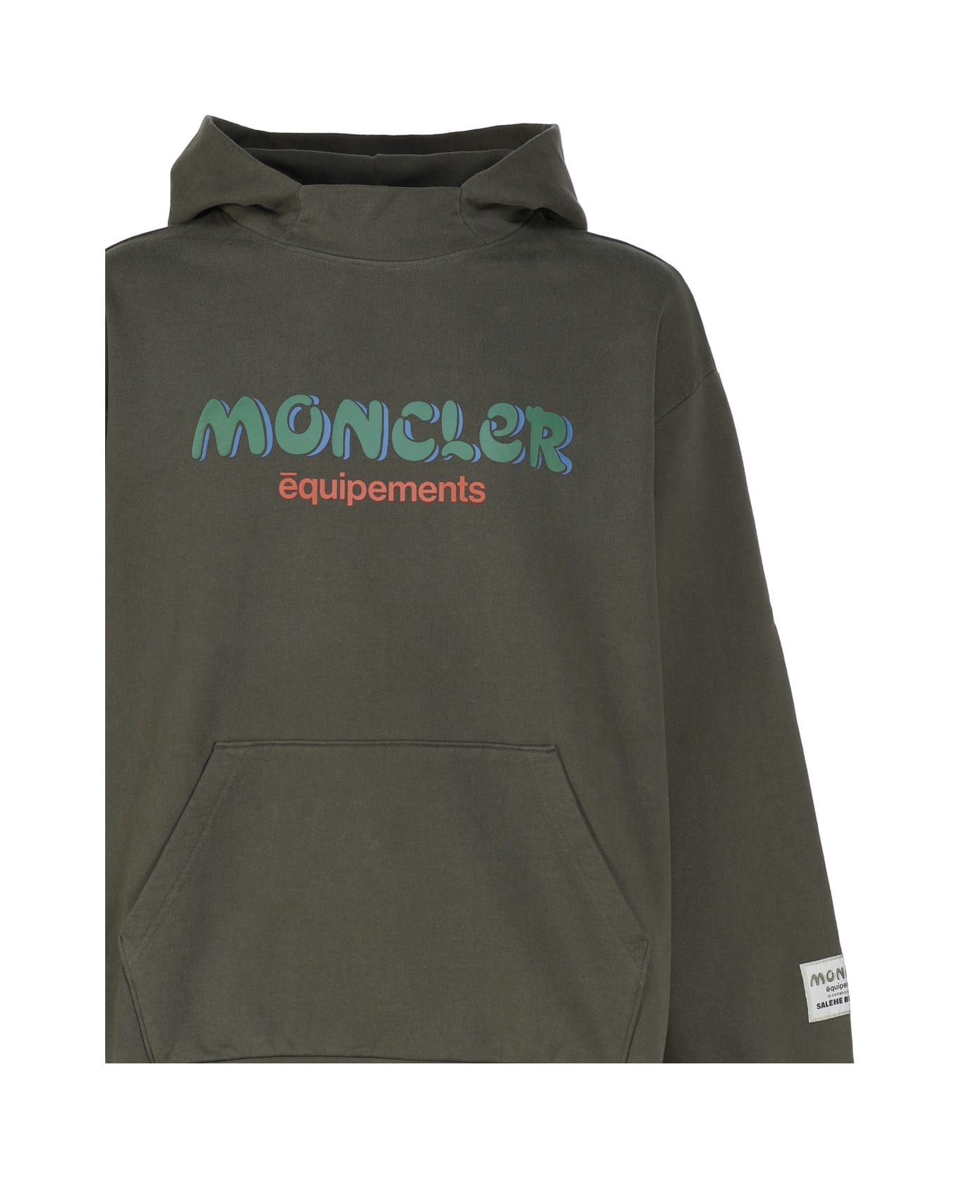 Moncler Genius Moncler X Salehe Bembury Logo Hoodie - Green