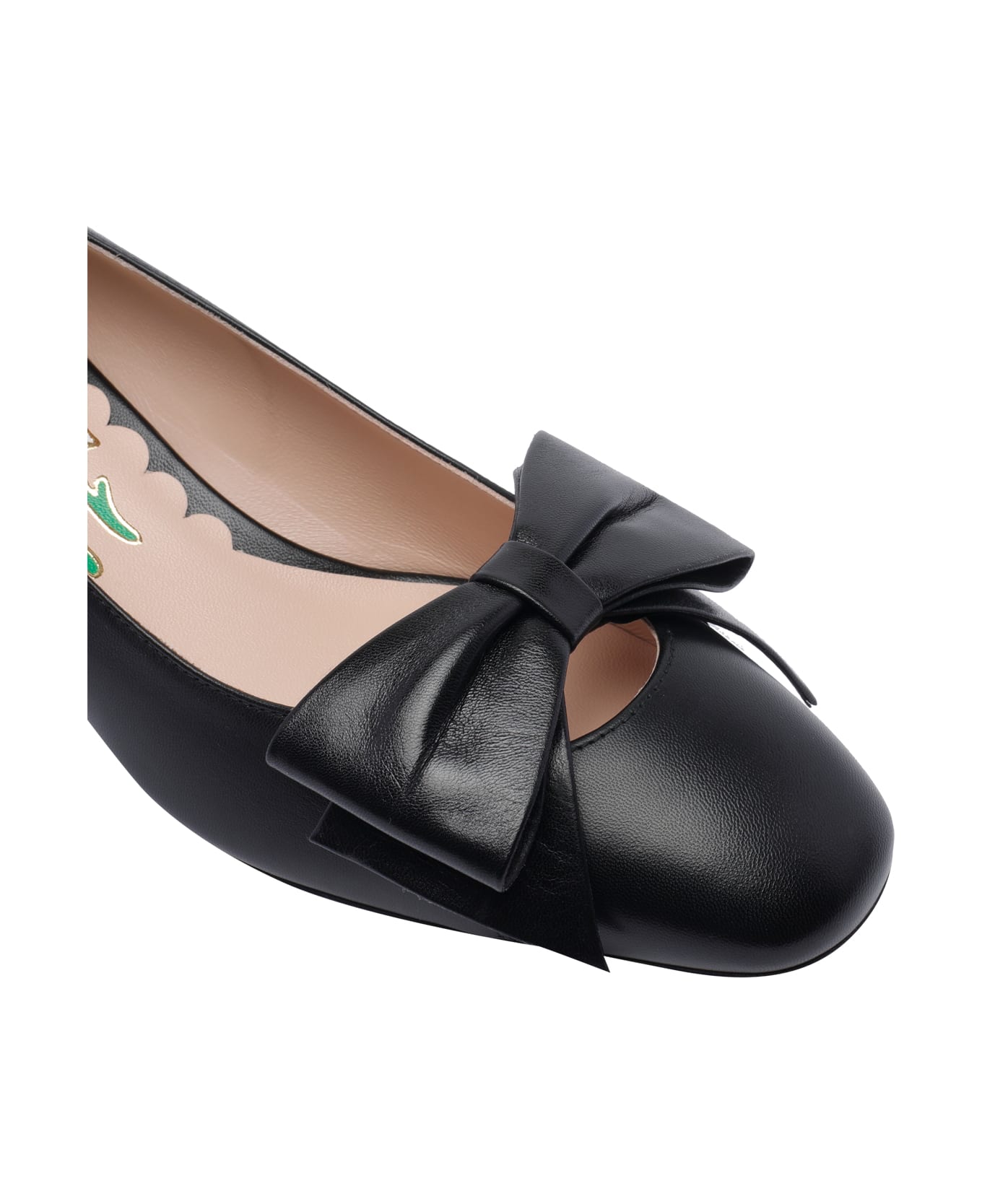 Valentino Garavani Bowbow Decollete' - Black