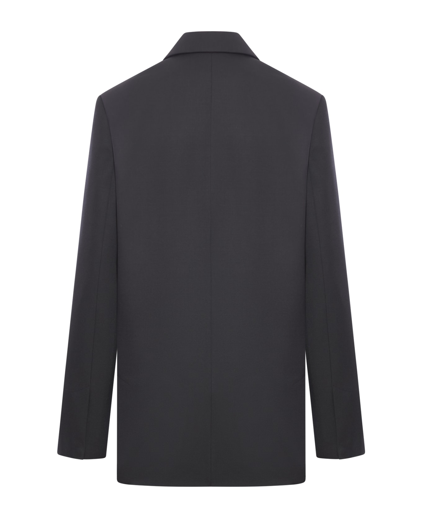 Off-White Wool Blazer - Black