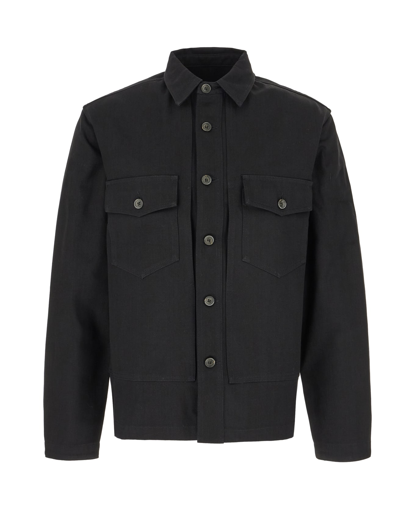 Nine in the Morning Black Denim Jacket - ROW BLACK