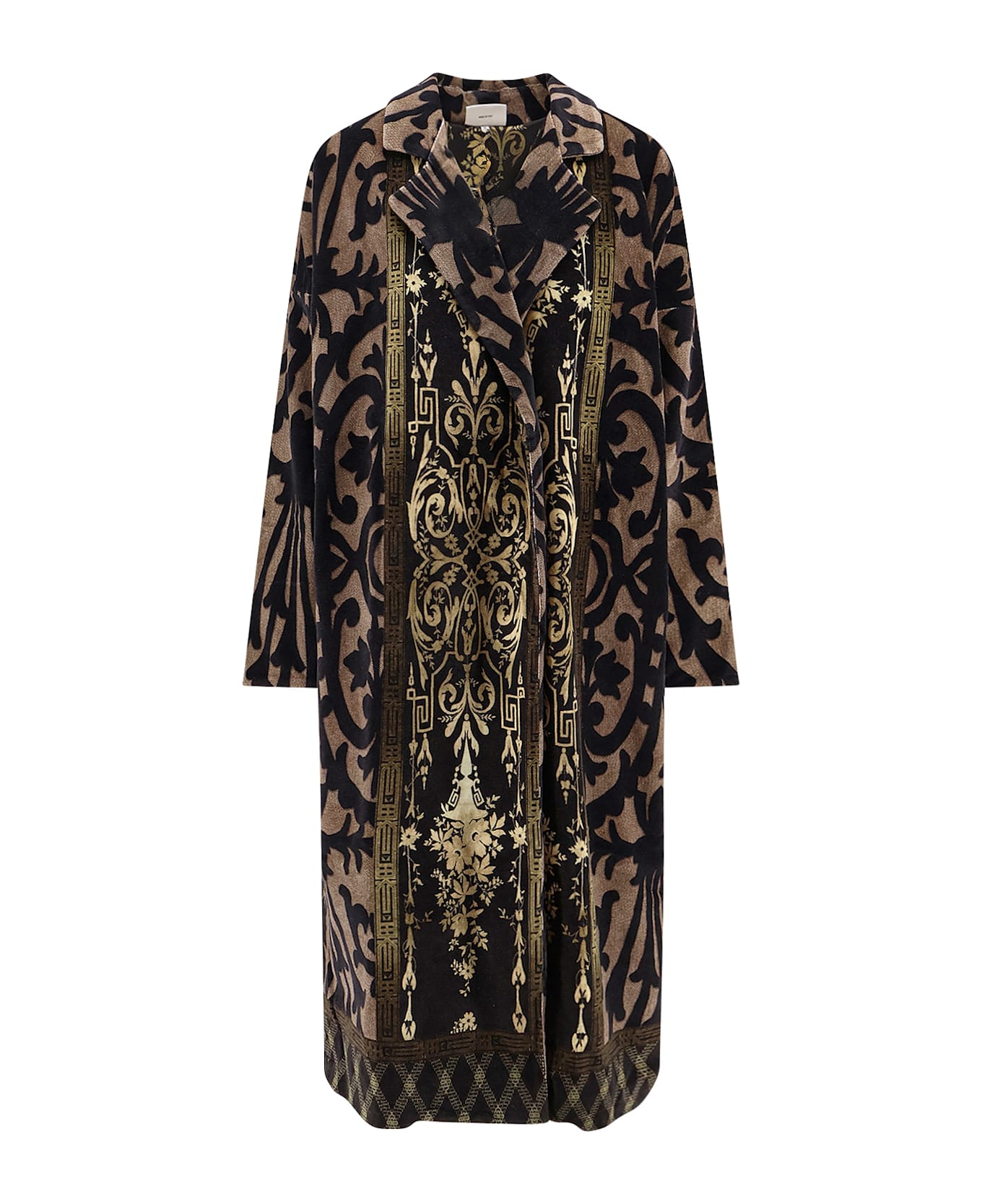 Pierre-Louis Mascia Jacquard Cotton Coat - MultiColour