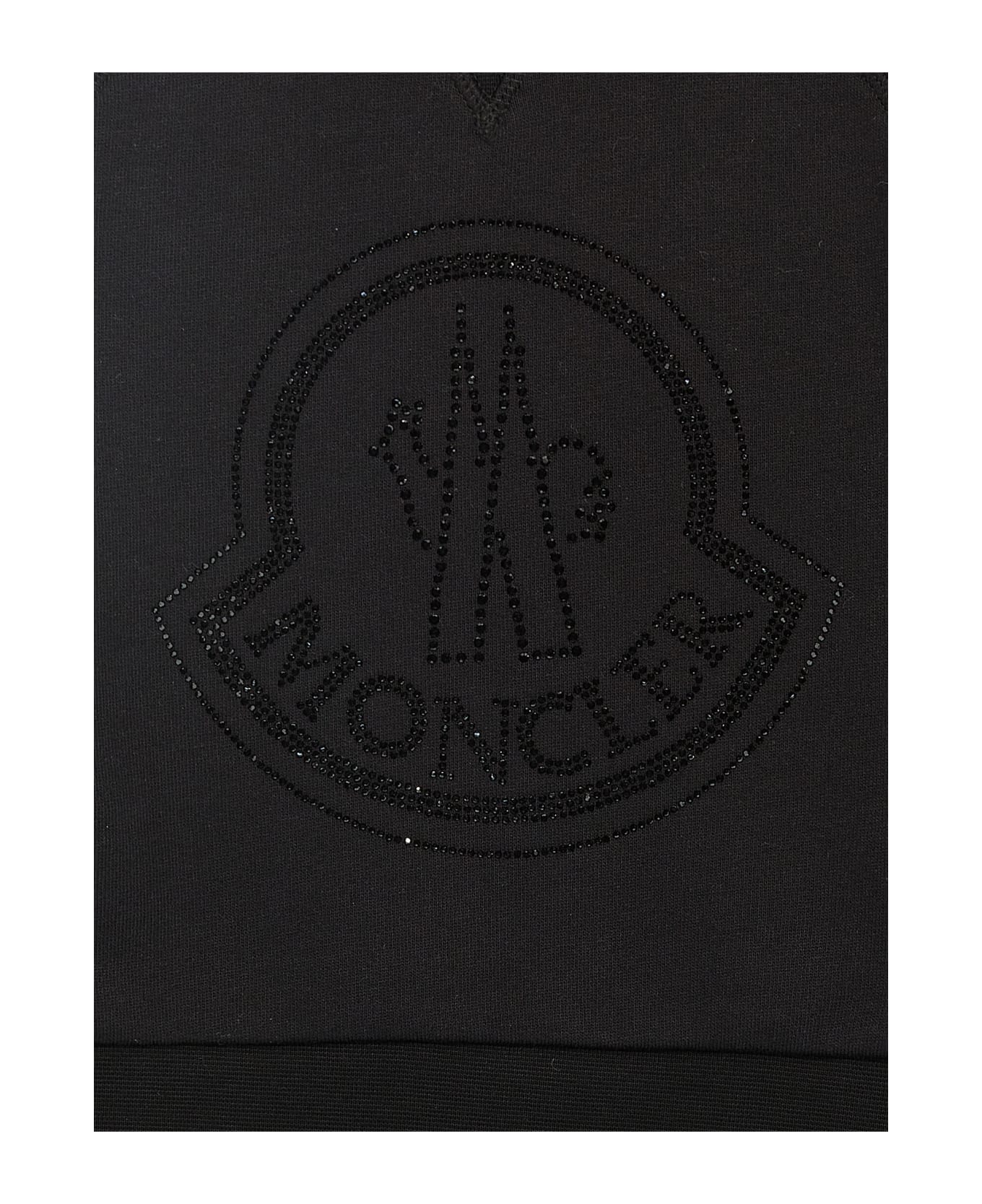 Moncler Rhinestone Logo Sweatshirt ニットウェア＆スウェットシャツ