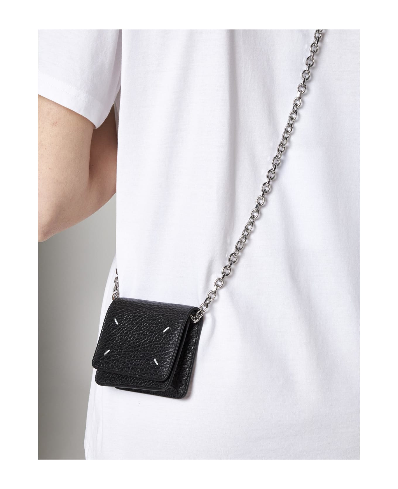 Maison Margiela Small Leather Chain Wallet Bag - T8013