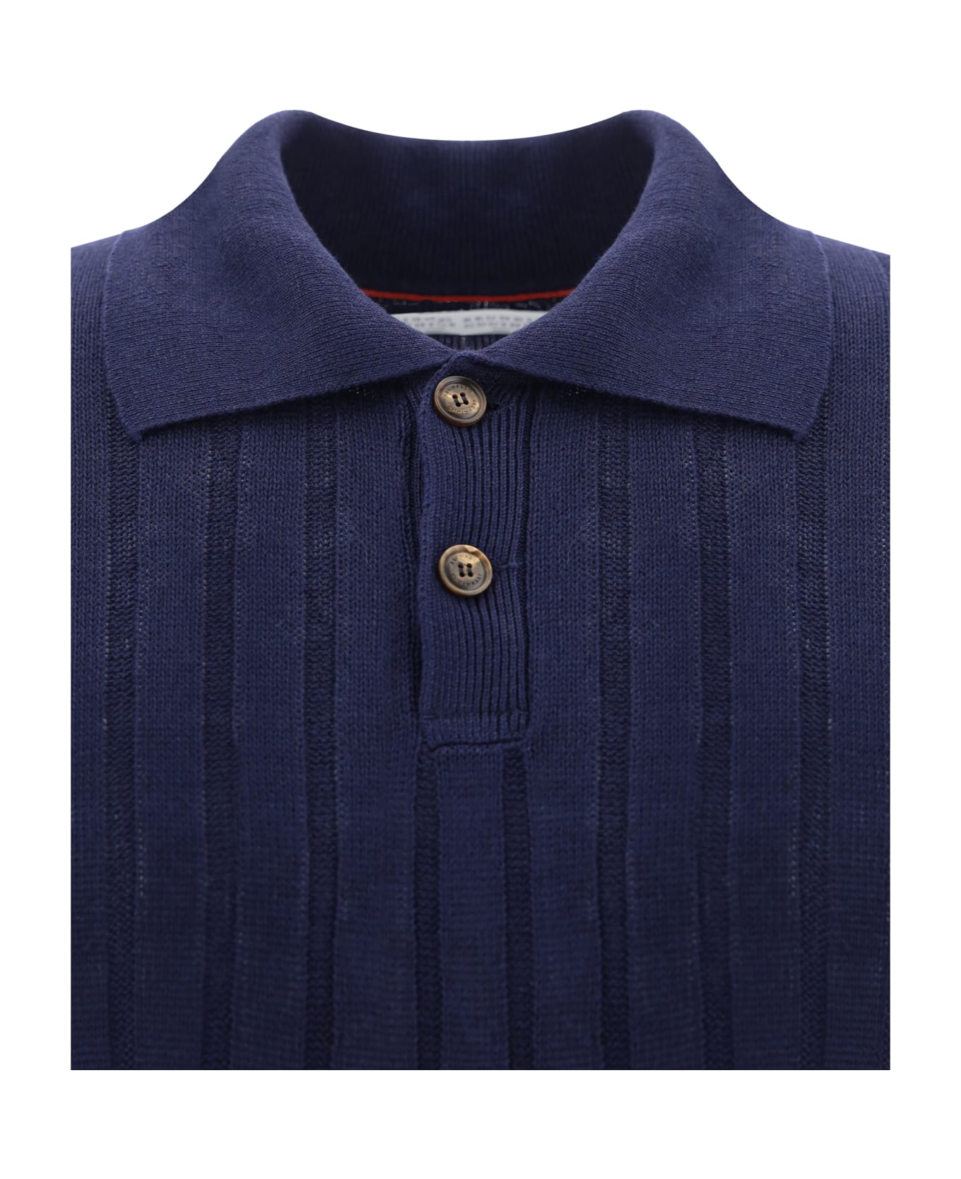 Brunello Cucinelli Polo Shirt - Navy+oyster ポロシャツ
