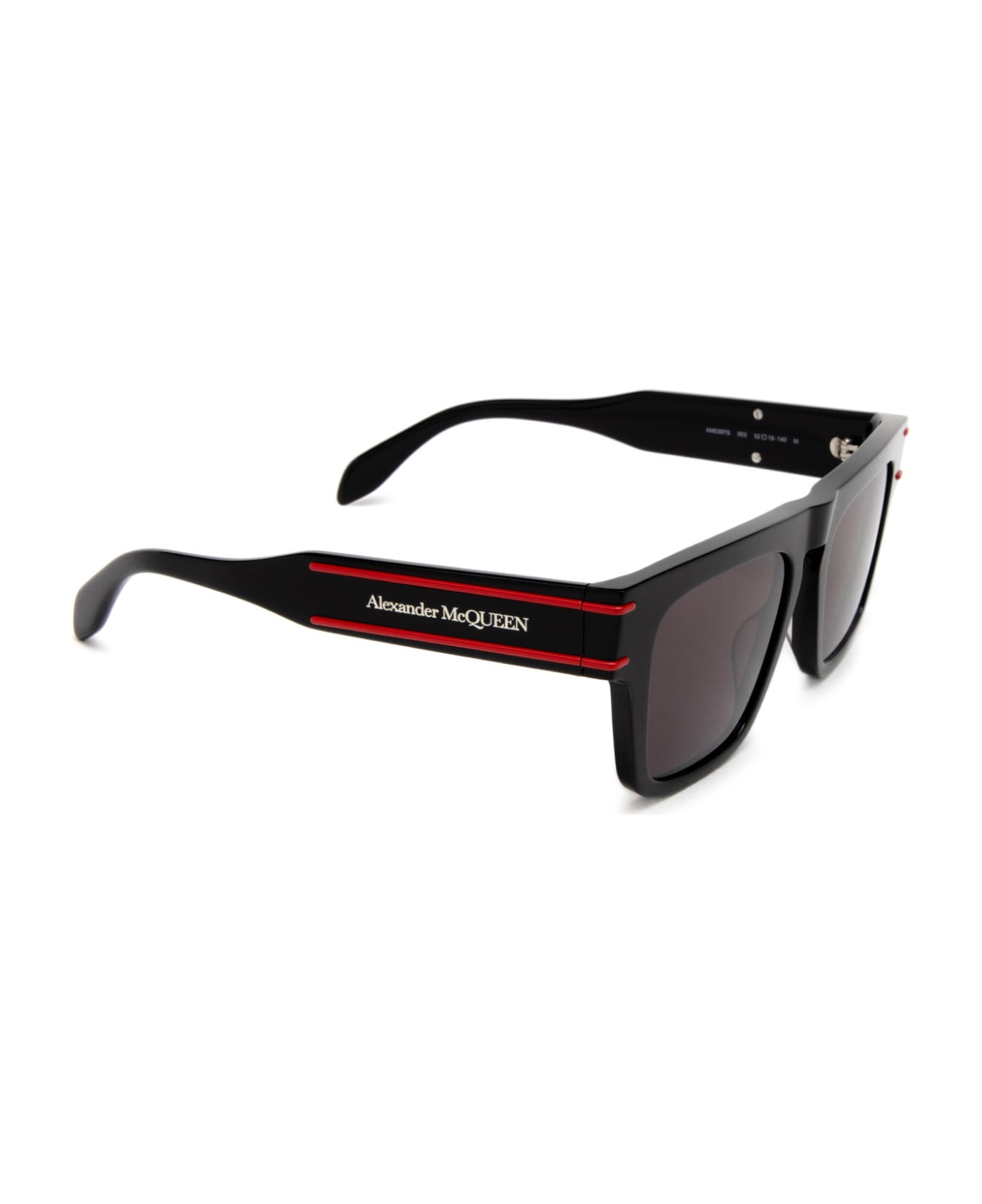 Alexander McQueen Eyewear Am0397s Black Sunglasses - Black サングラス