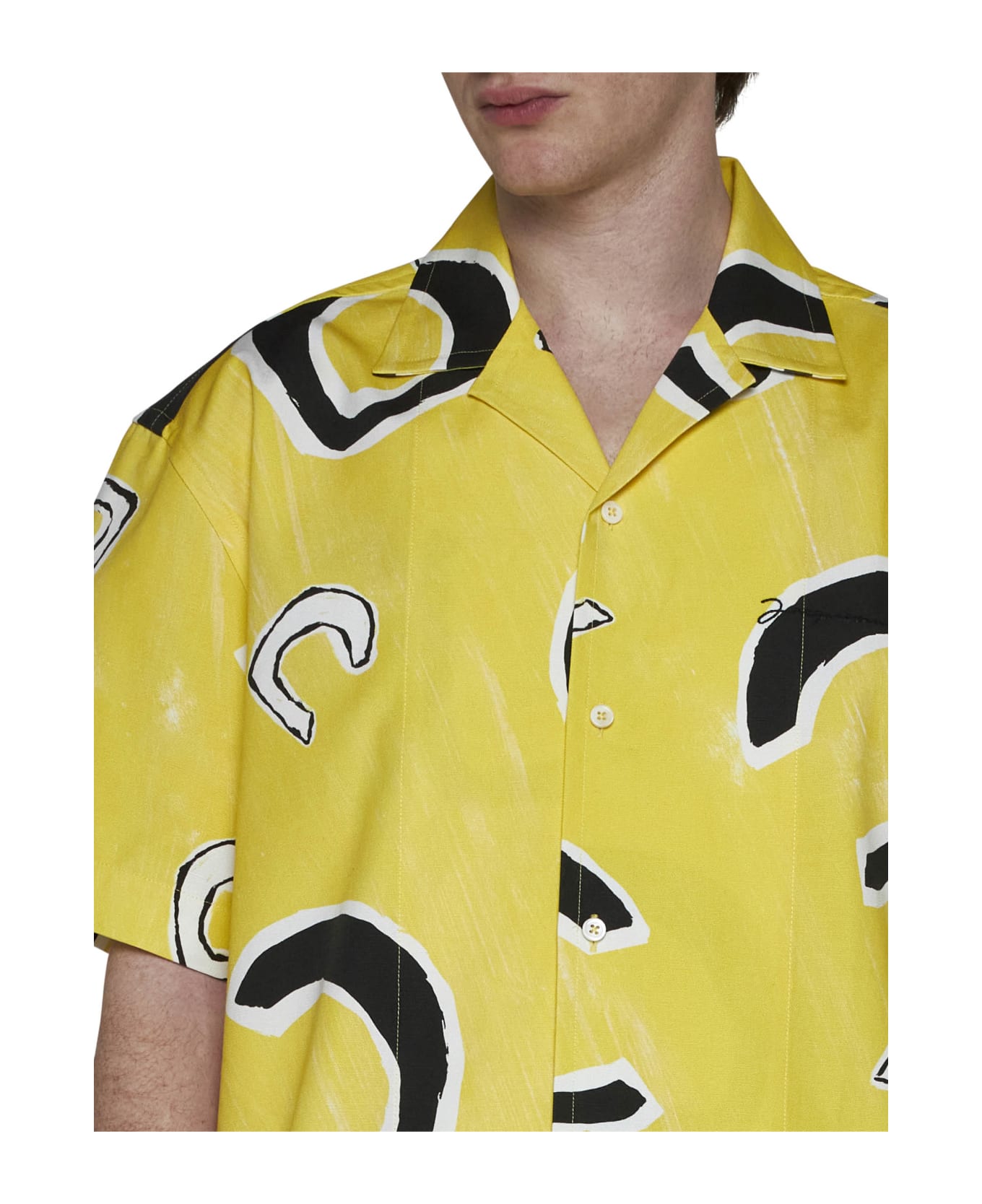 Jacquemus Shirt - Monogramme  black yellow