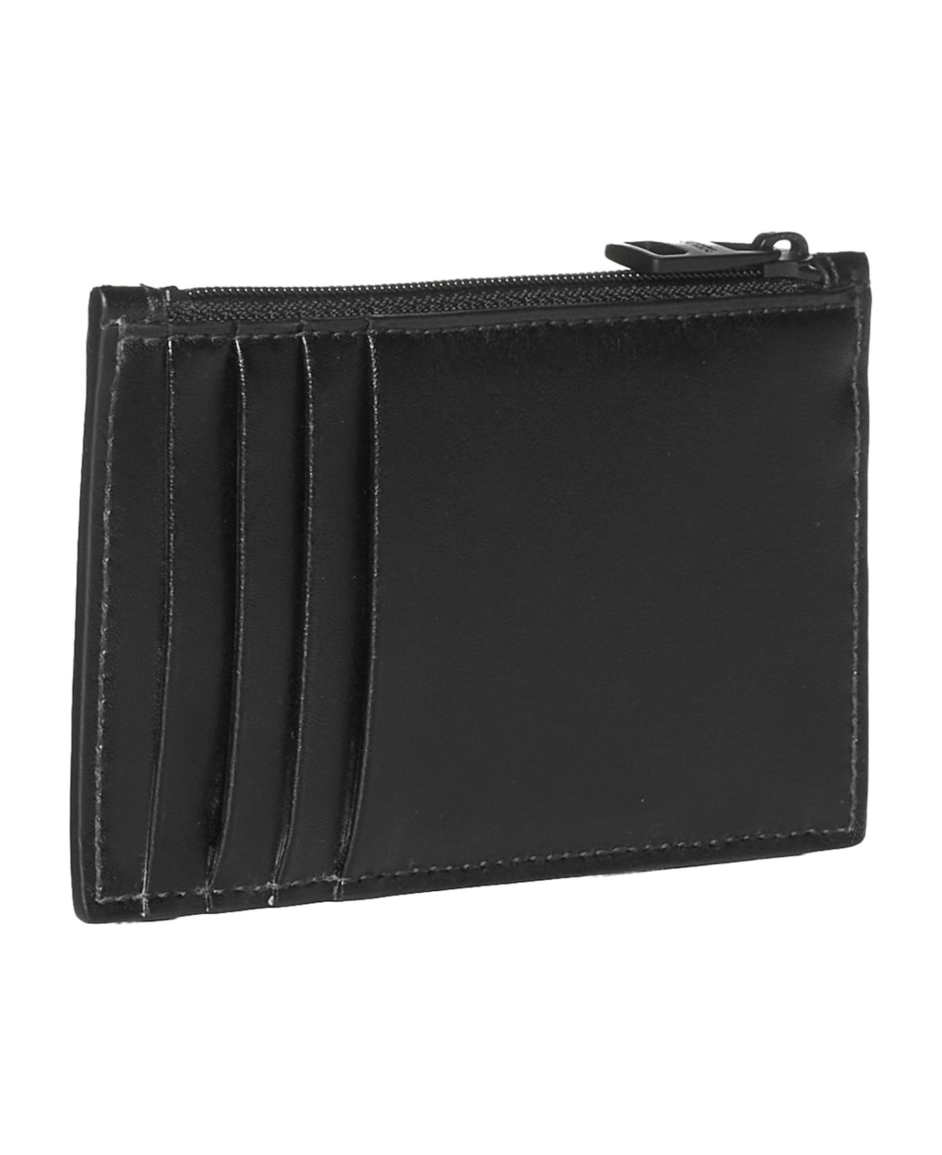 Alexander McQueen Wallet - Black whtite