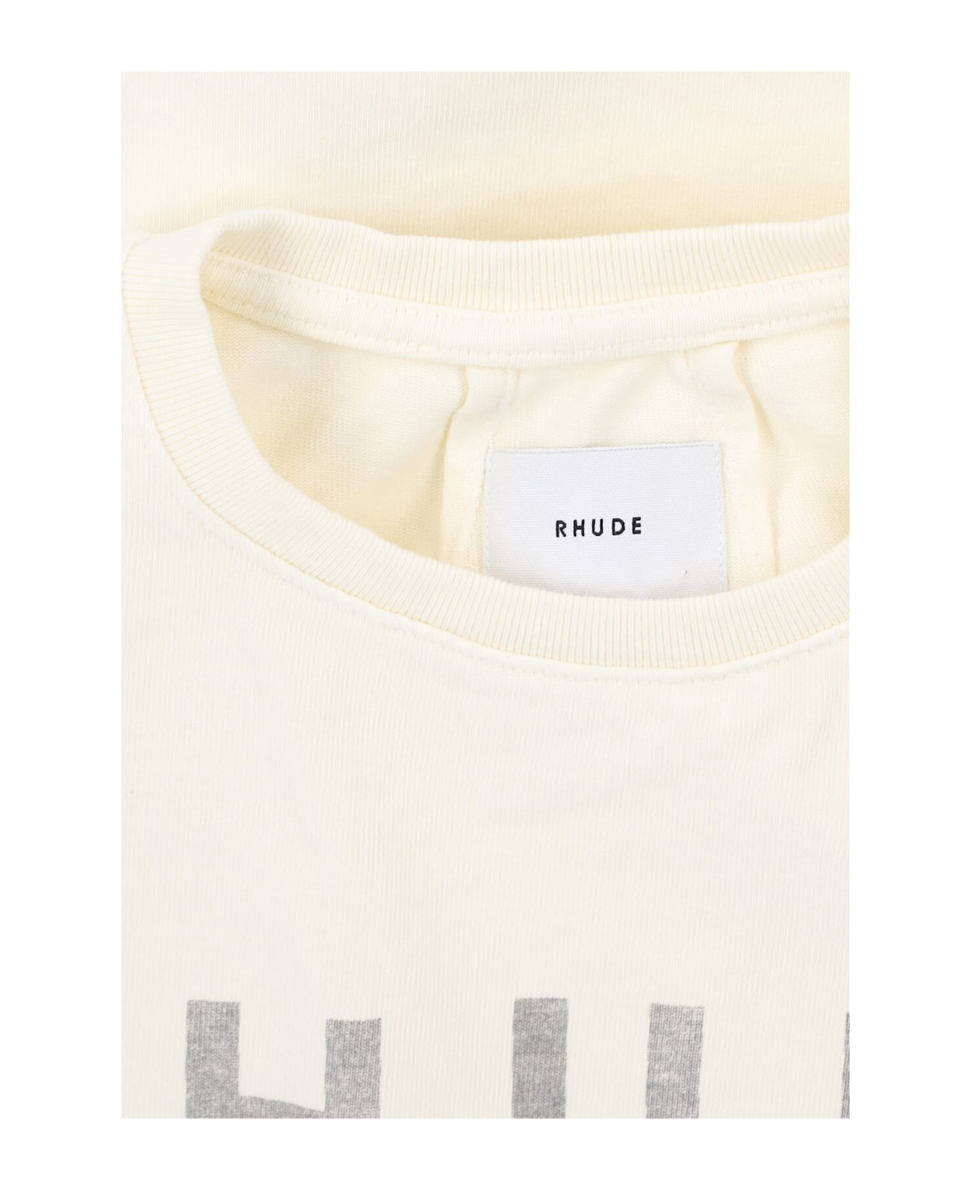 Rhude Logo T-shirt - White