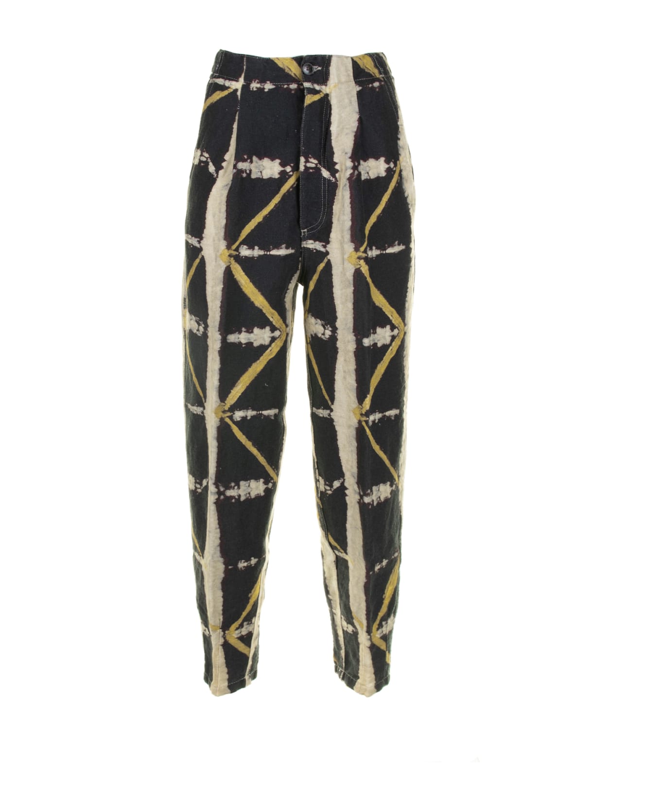Myths High-waisted Patterned Trousers