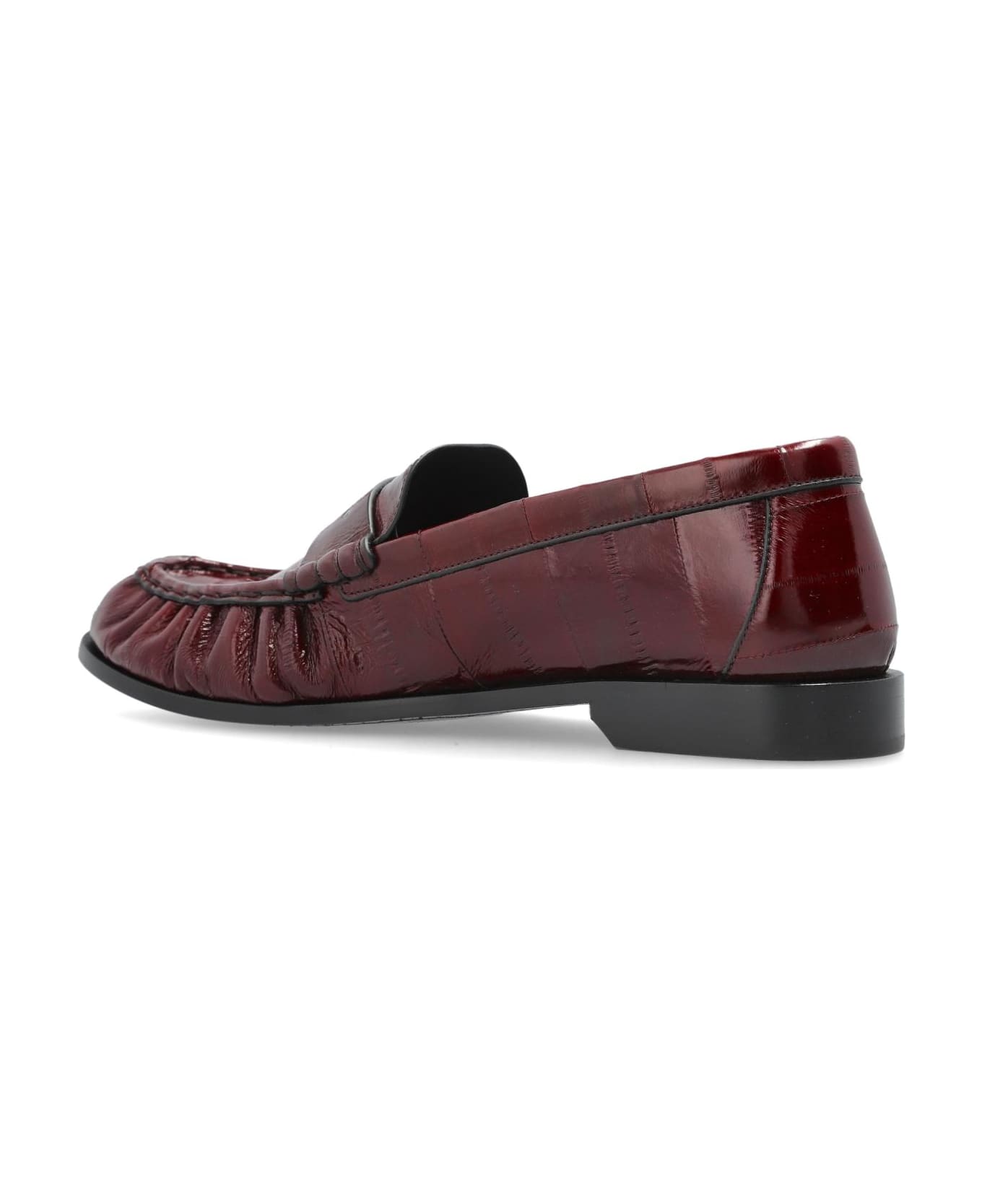 Saint Laurent Leather Loafers - Bordeaux